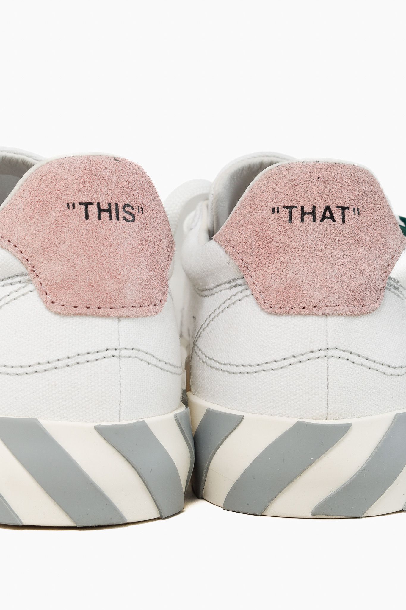 Off-White OFF-WHITE Low Vulcanized Canvas Low-Top Sneakers Size US 8.5 / IT 38.5 - 12 Thumbnail