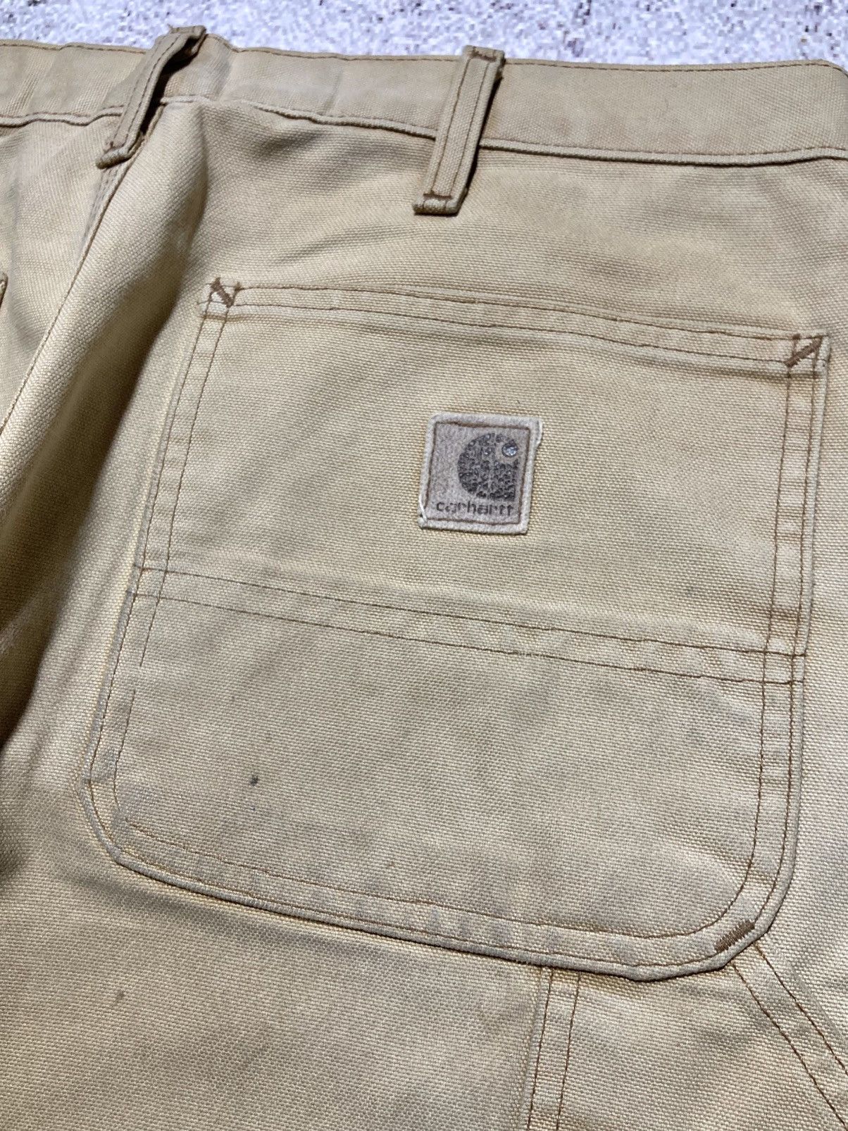 Carhartt 1990s Vintage Carhartt B11 BRN Carpenter Duck Pants Workwear Size US 32 / EU 48 - 8 Thumbnail