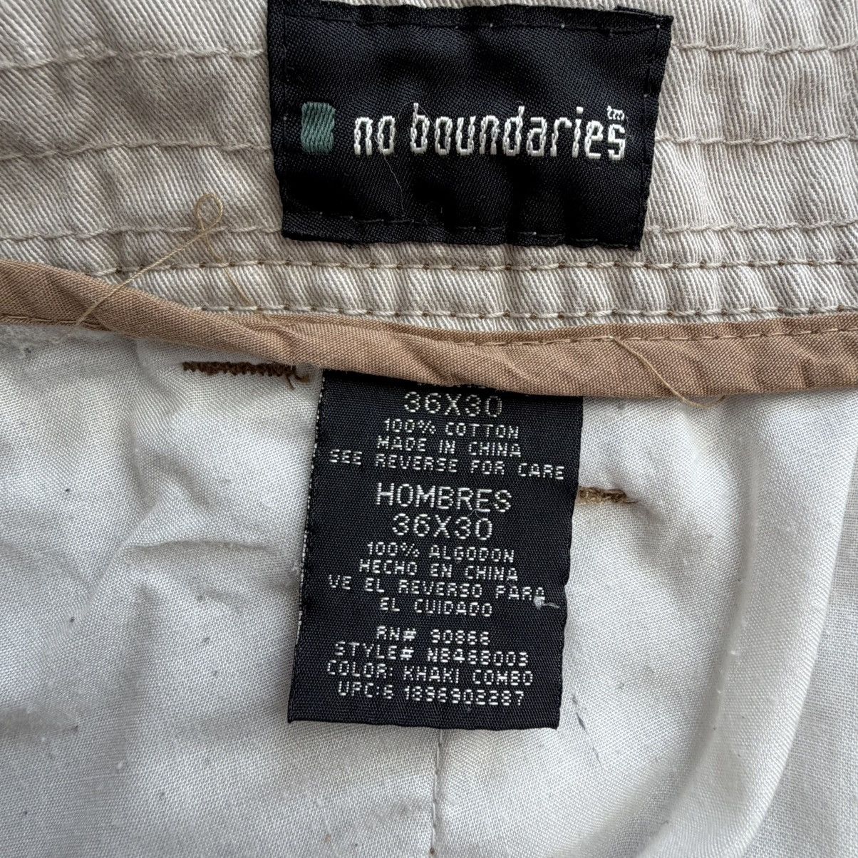 Other No Boundaries Beige Camo Cargo Pants Men’s 36x30 Pocket Size US 36 / EU 52 - 5 Thumbnail