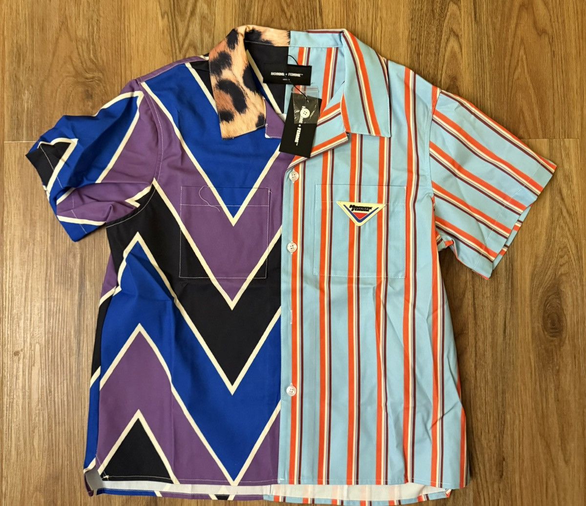 Homme + Femme La Homme & Femme camp shirt - button up oversized Size US M / EU 48-50 / 2 - 1 Thumbnail