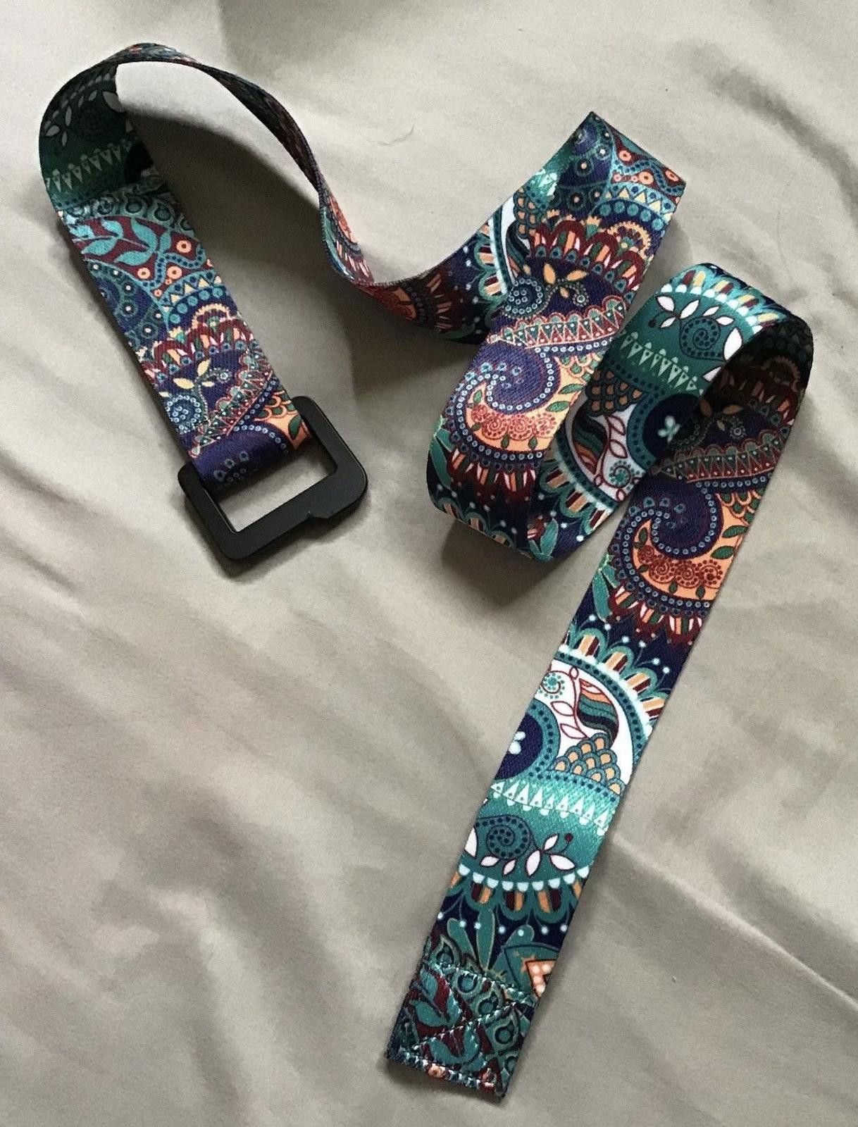 Japanese Brand Stylish Patterned Fabric Belt for Men Size ONE SIZE - 3 Thumbnail