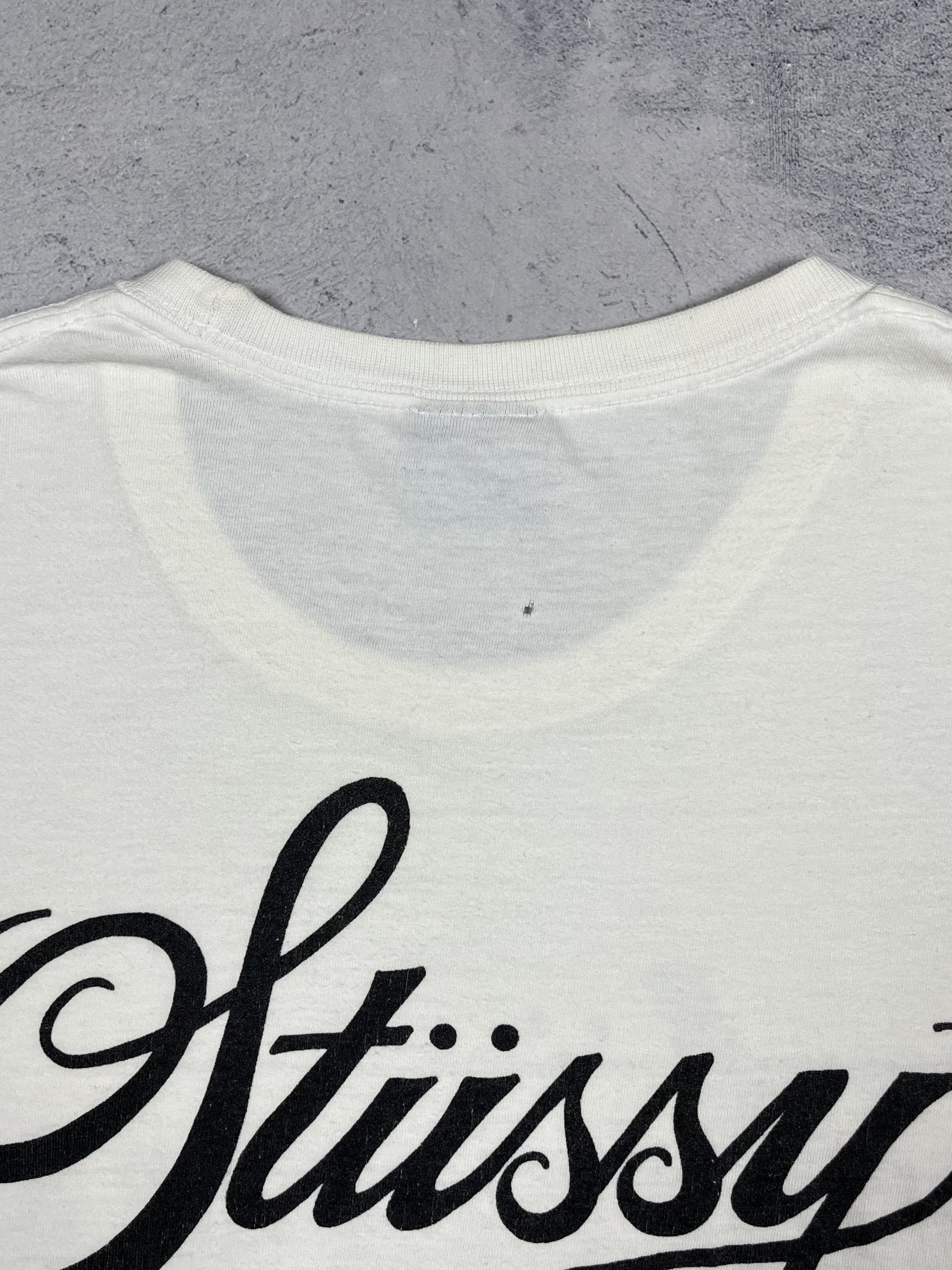 Stussy Vintage Stussy Tour Graffiti Y2K Big Logo T Shirt 2000’s Size US XL / EU 56 / 4 - 10 Thumbnail