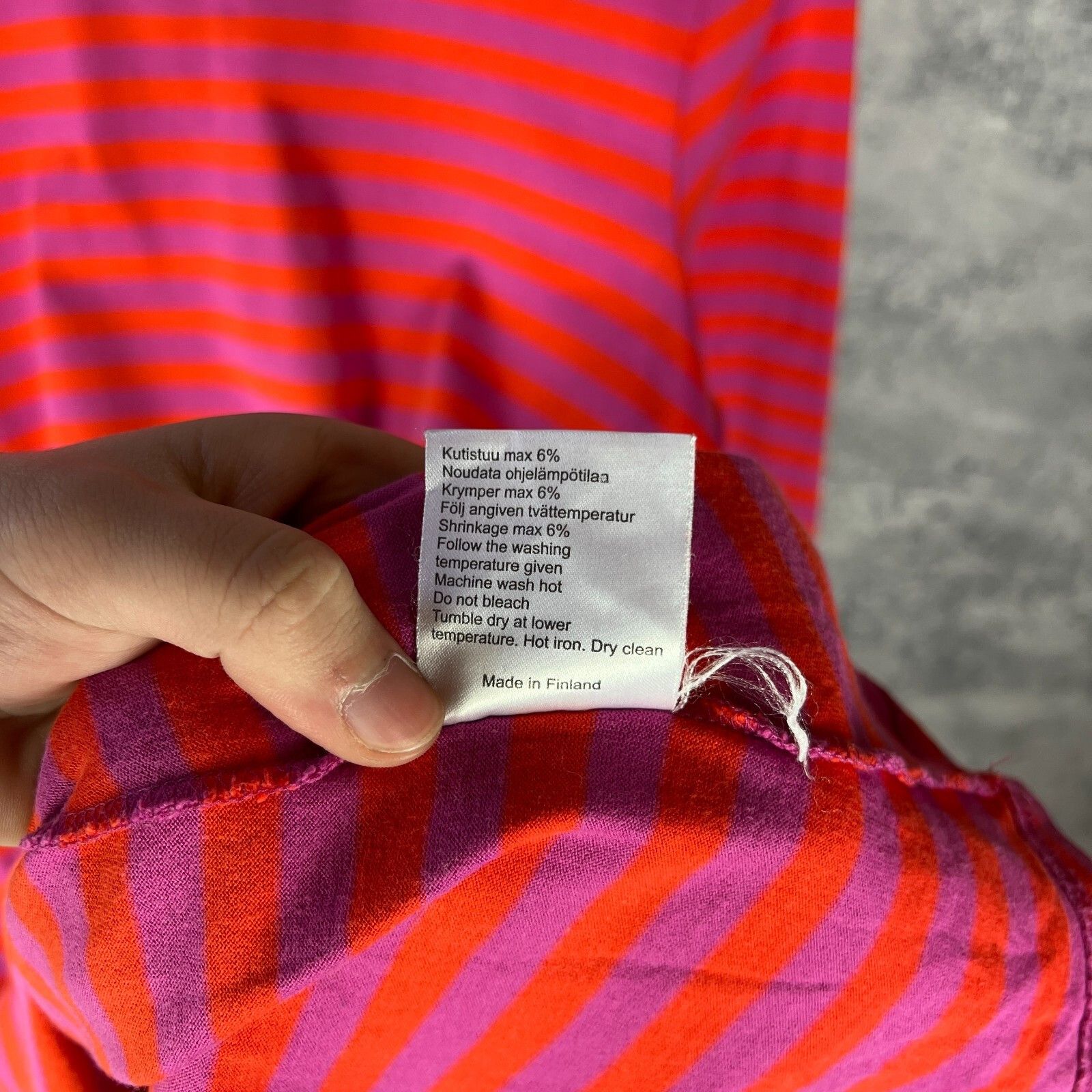 Marimekko Marimekko Women s Striped Dress Size M Cotton Long Sleeve ` Size M / US 6-8 / IT 42-44 - 7 Thumbnail