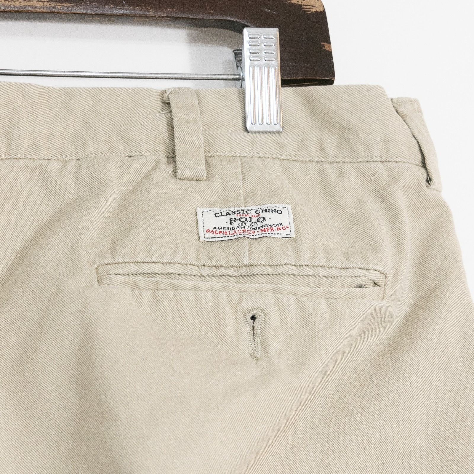 Polo Ralph Lauren Vintage 90s Polo Ralph Lauren Chino Pants 36x30 - Prospect Size US 36 / EU 52 - 8 Thumbnail