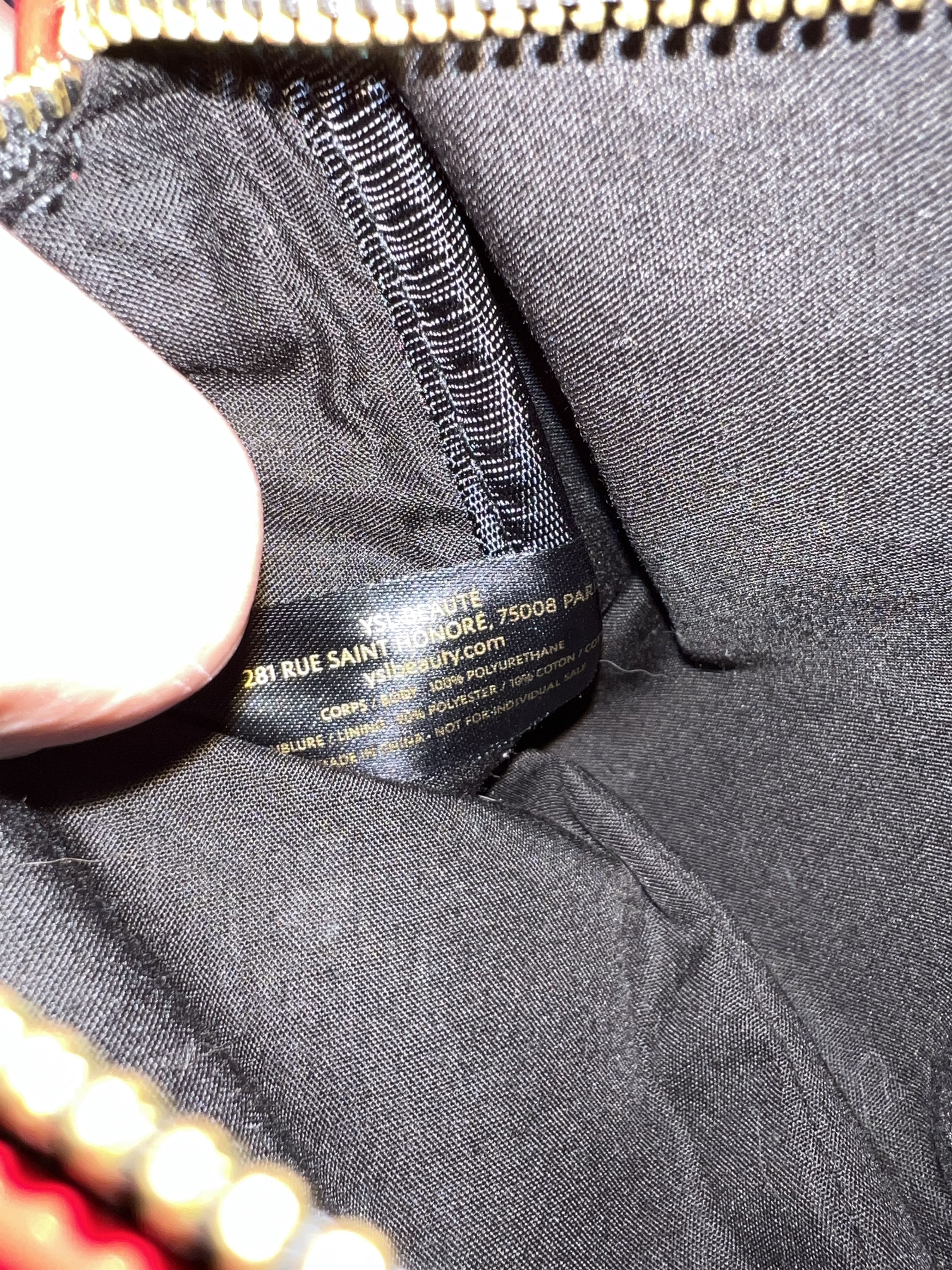 Yves Saint Laurent YSL Yves Saint Laurent Beaute Cosmetic Bag Size ONE SIZE - 10 Thumbnail
