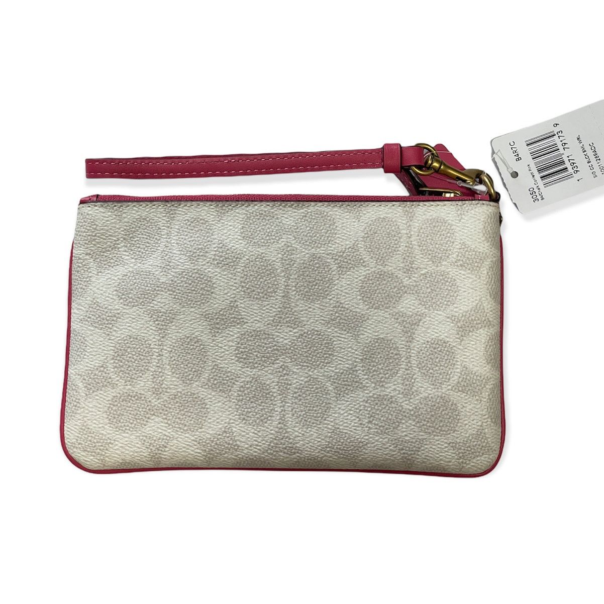Coach Coach SMALL WRISTLET IN BLOCKED SIGNATURE CANVAS Size ONE SIZE - 5 Thumbnail