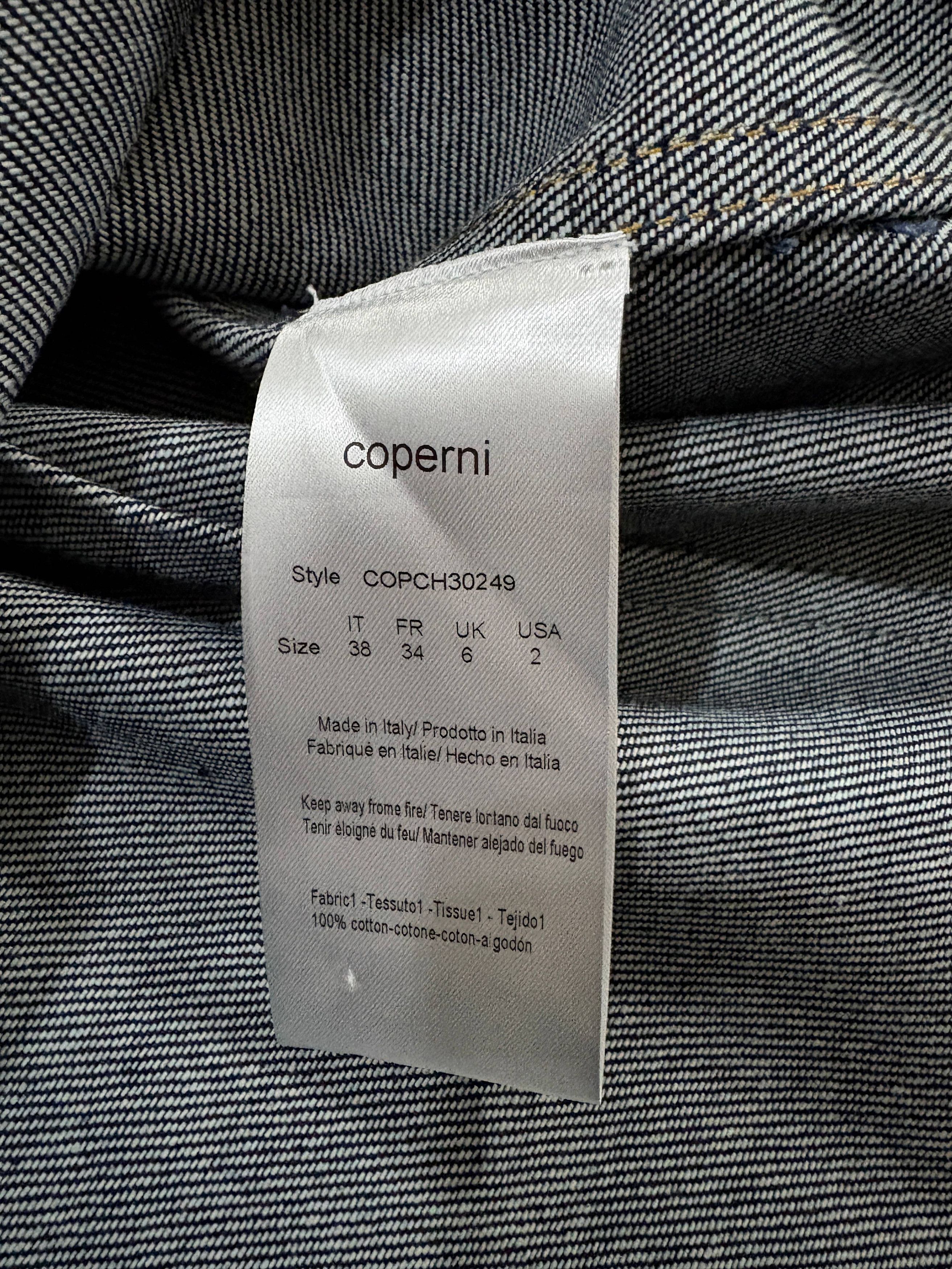 Coperni Indigo Denim Rider Biker Shirt Size S / US 4 / IT 40 - 8 Thumbnail