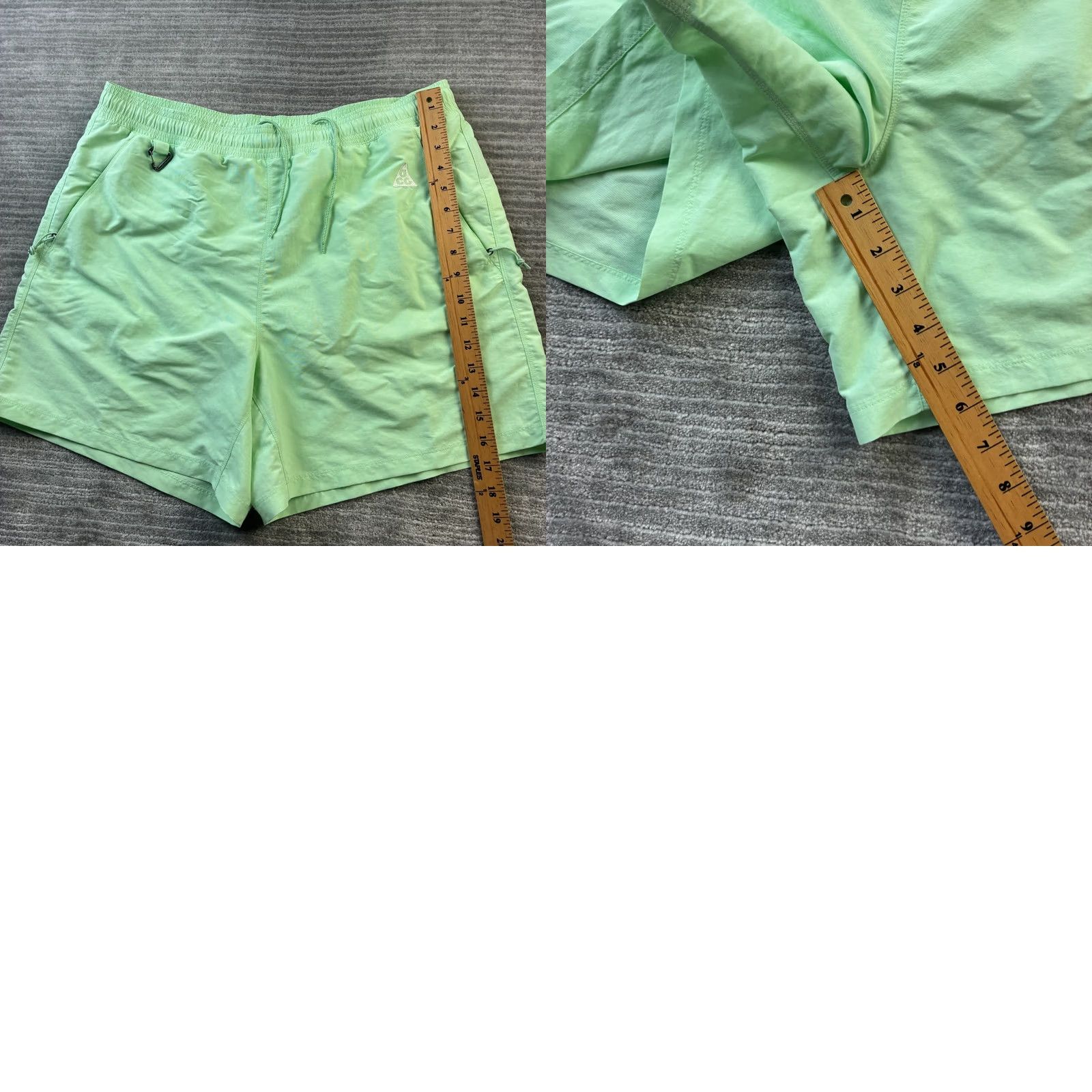 Nike Nike ACG Shorts Mens LT Large Tall Green Reservoir Goat Brief Lined Outdoors - Classic Athletic Style Size US 33 - 8 Thumbnail