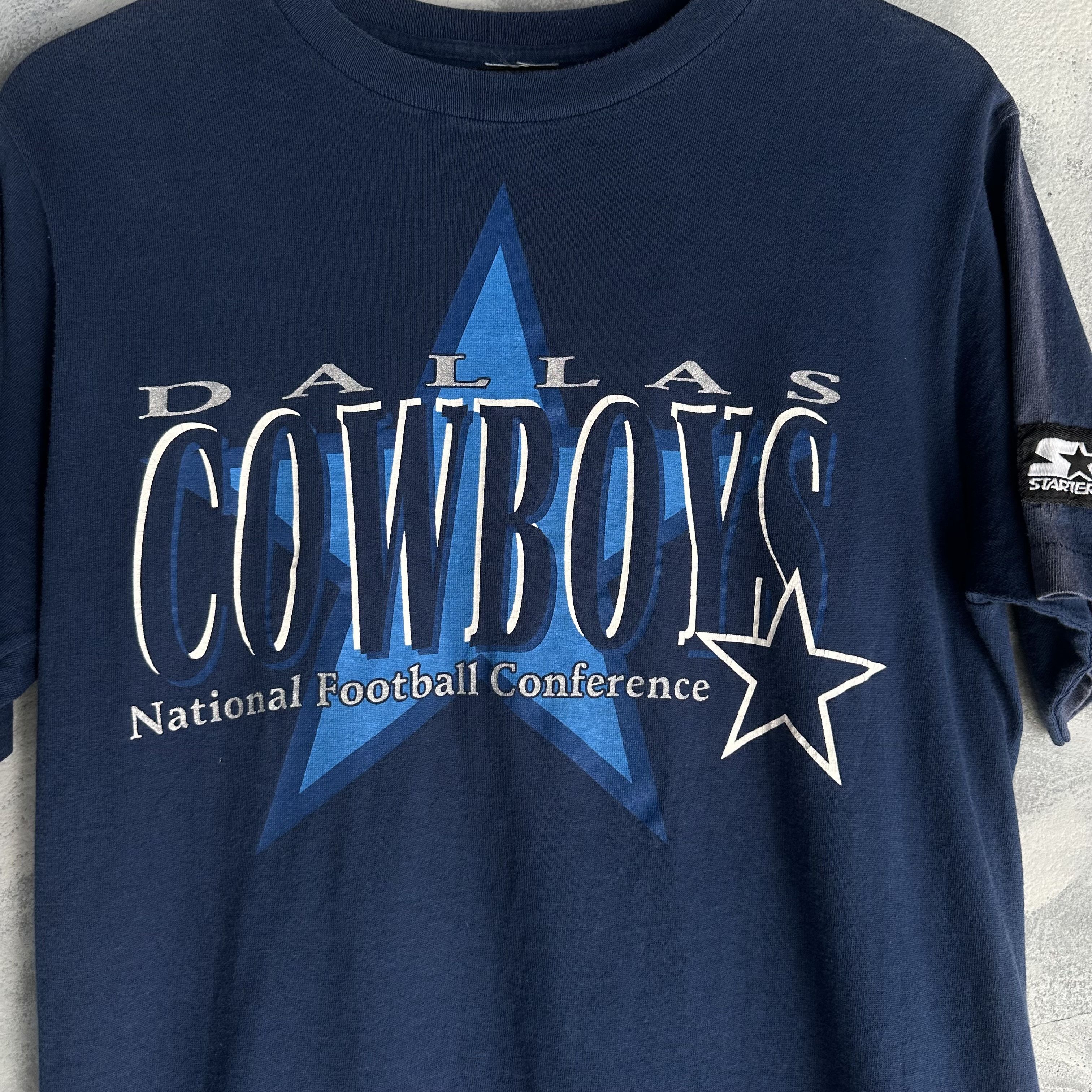 Starter Vintage Dallas Cowboys Starter T Shirt Mens M Star Size US M / EU 48-50 / 2 - 2 Thumbnail