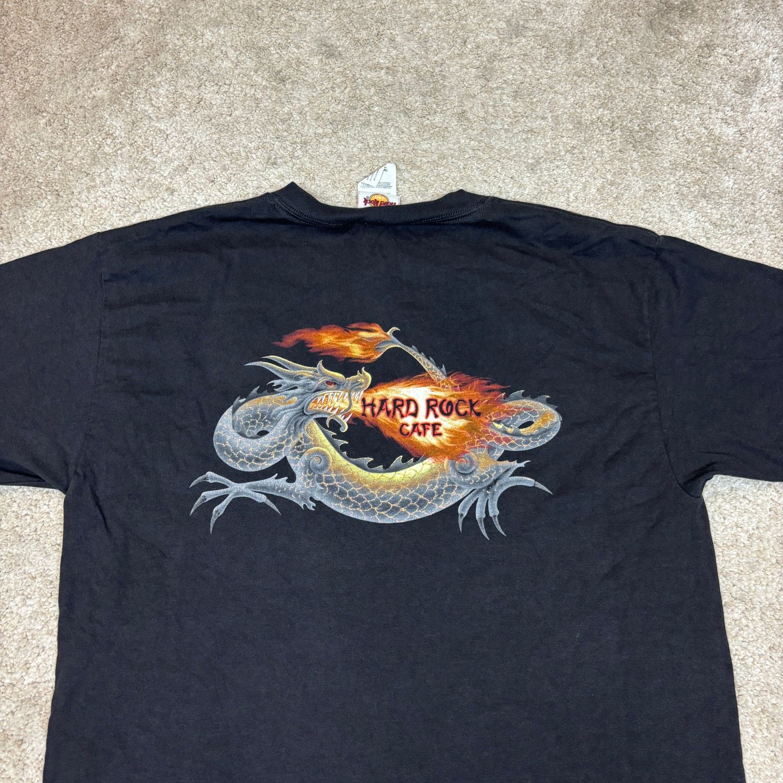Hard Rock Cafe Vintage y2k Hard Rock Cafe Orlando Dragon Fire Shirt Large Size US L / EU 52-54 / 3 - 4 Thumbnail