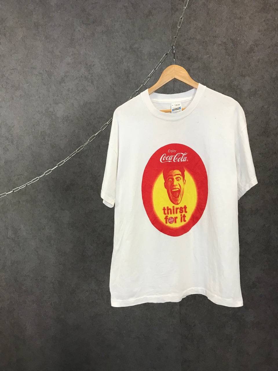 Coca Cola × Vintage Coca Cola vintage made in USA cult tee Size US XL / EU 56 / 4 - 1 Thumbnail