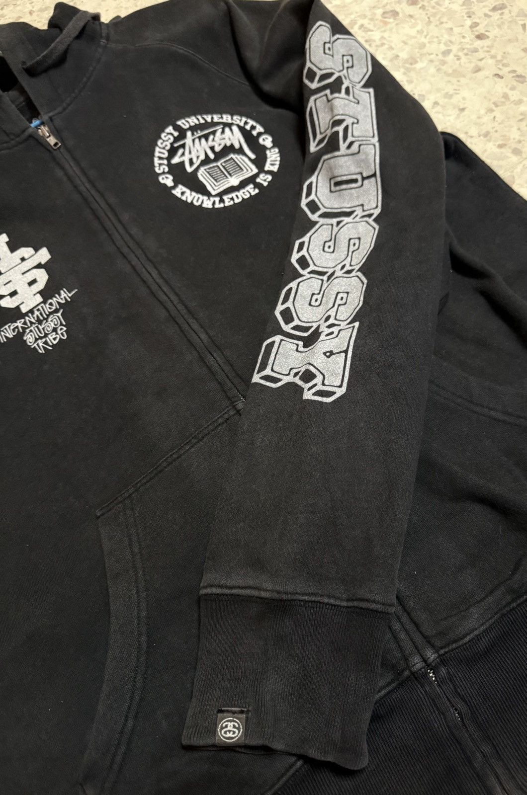 Stussy Vintage Stussy Hoodie Y2K Size XL Streetwear Rare Size US XL / EU 56 / 4 - 4 Thumbnail