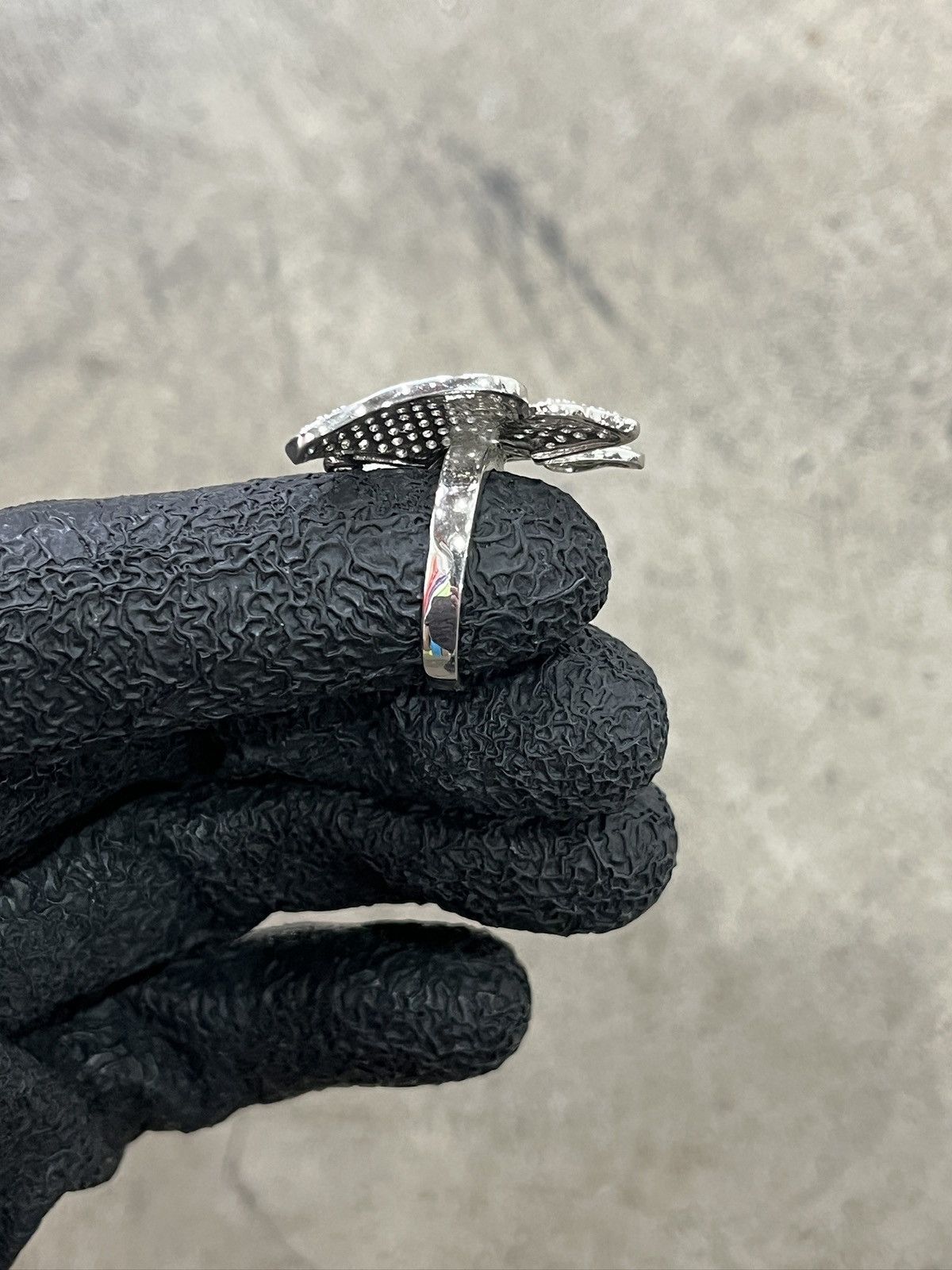 Other Artisanal Diamond Butterfly Ring (unisex) Size ONE SIZE - 7 Thumbnail