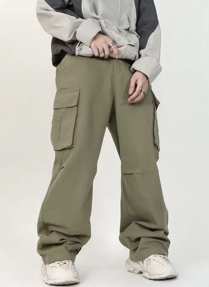 Japanese Brand Multi Pocket Cargo Pant Size US 31 - 1 Thumbnail