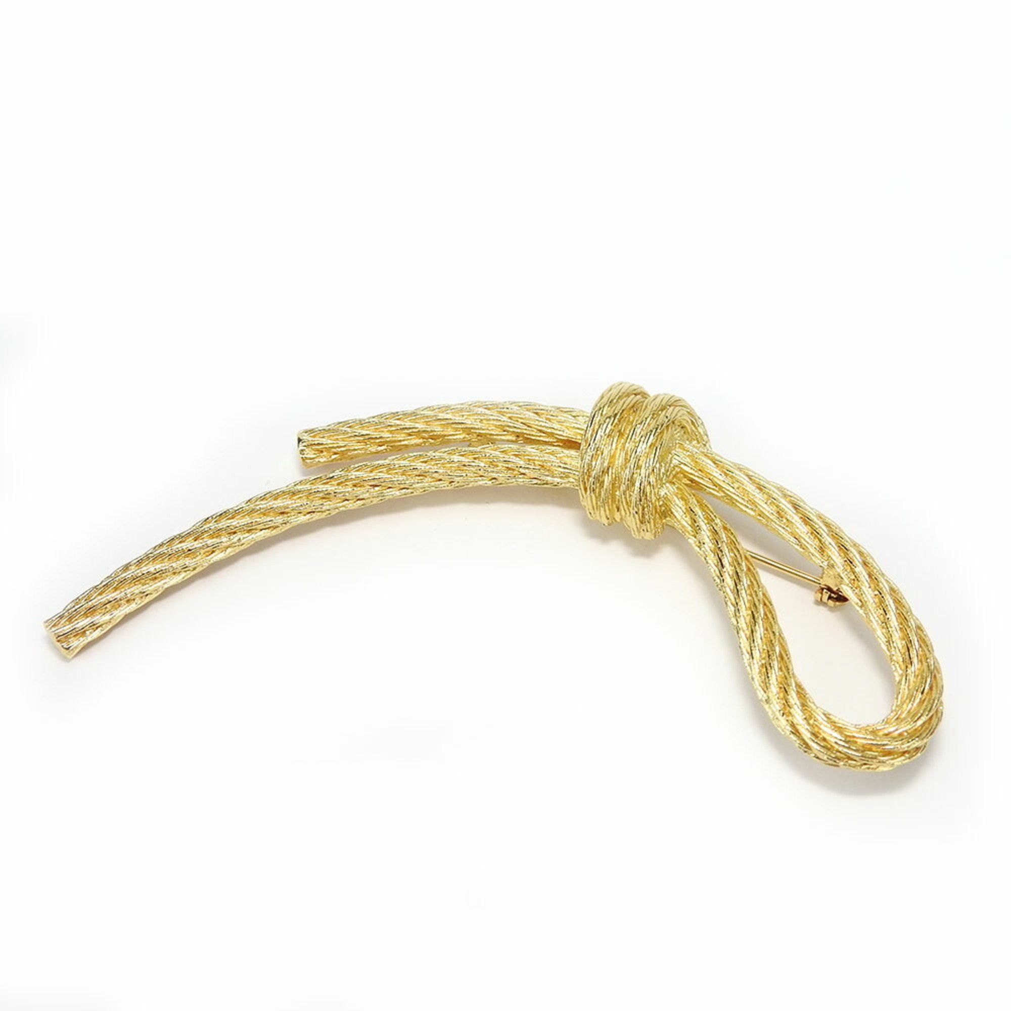 image of Christian Dior Brooch Metal Gold Plated Gp Women's