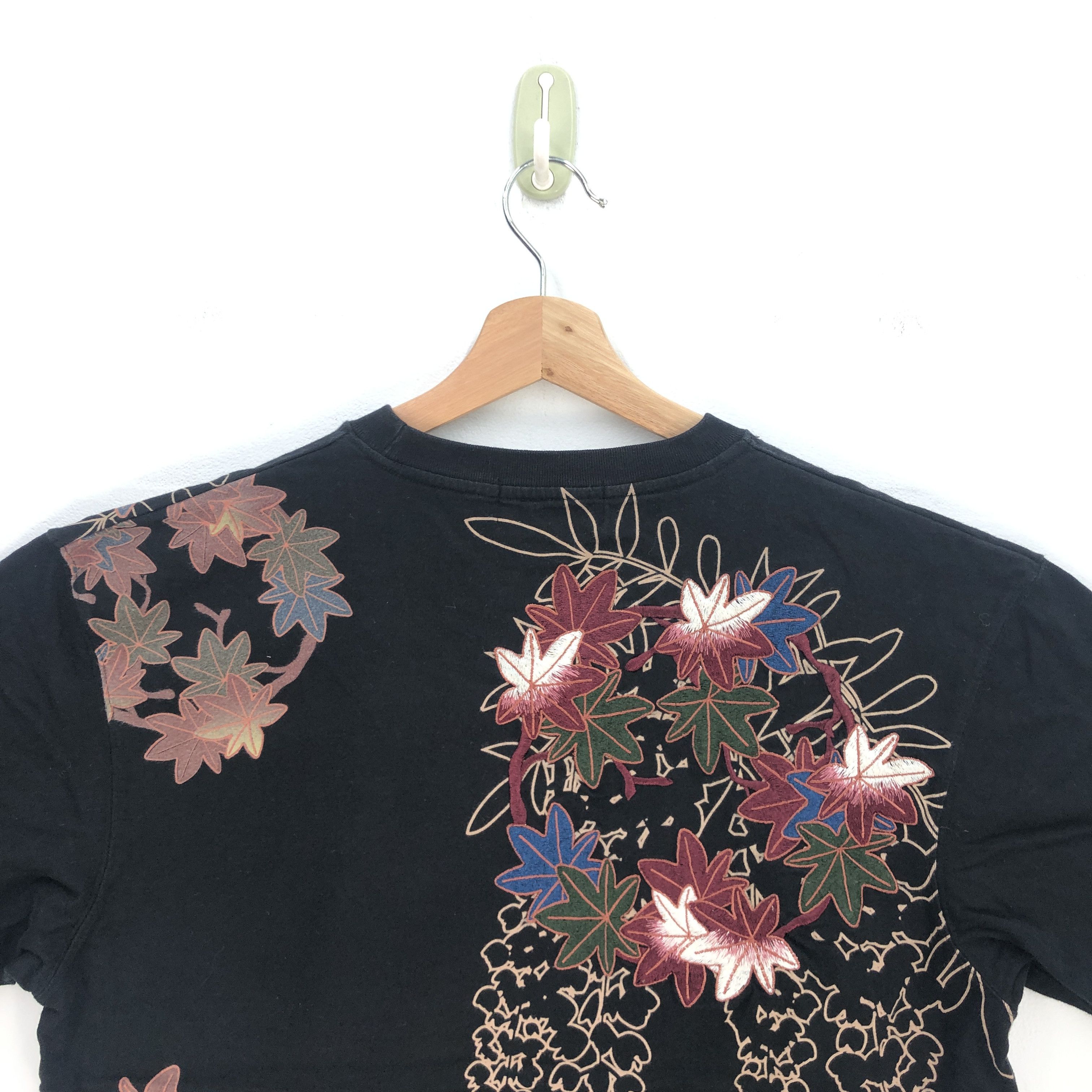Japanese Brand Vintage Japanese Sakura T Shirt Embroidery Sakura Tees Size US XL / EU 56 / 4 - 7 Thumbnail