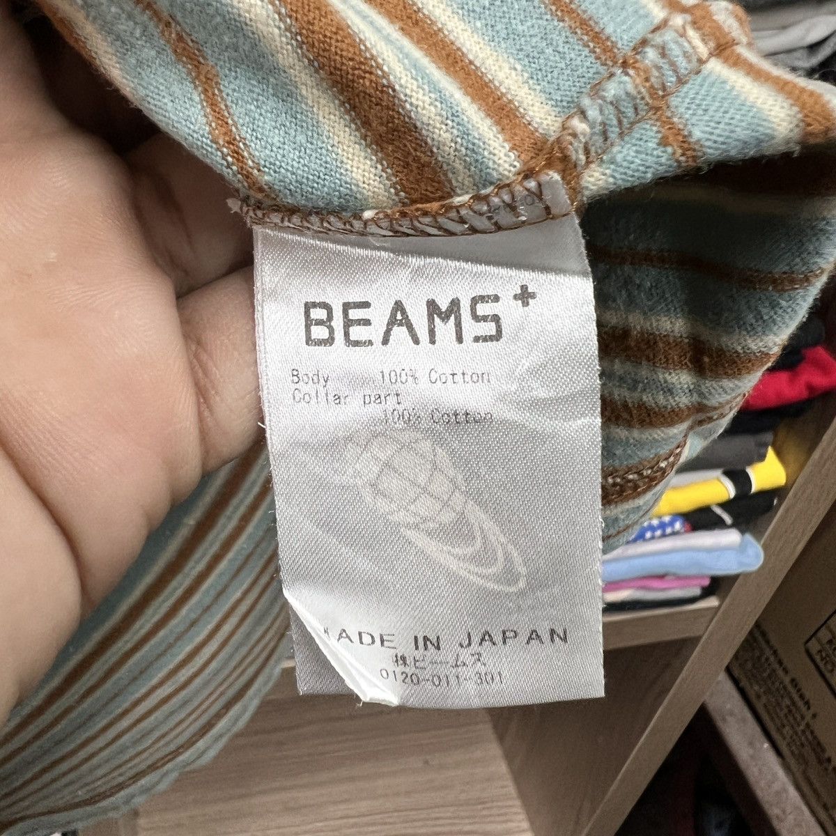 Beams Plus VTG BEAMS PLUS SINGLE POCKET STRIPE TEE Size US L / EU 52-54 / 3 - 4 Thumbnail