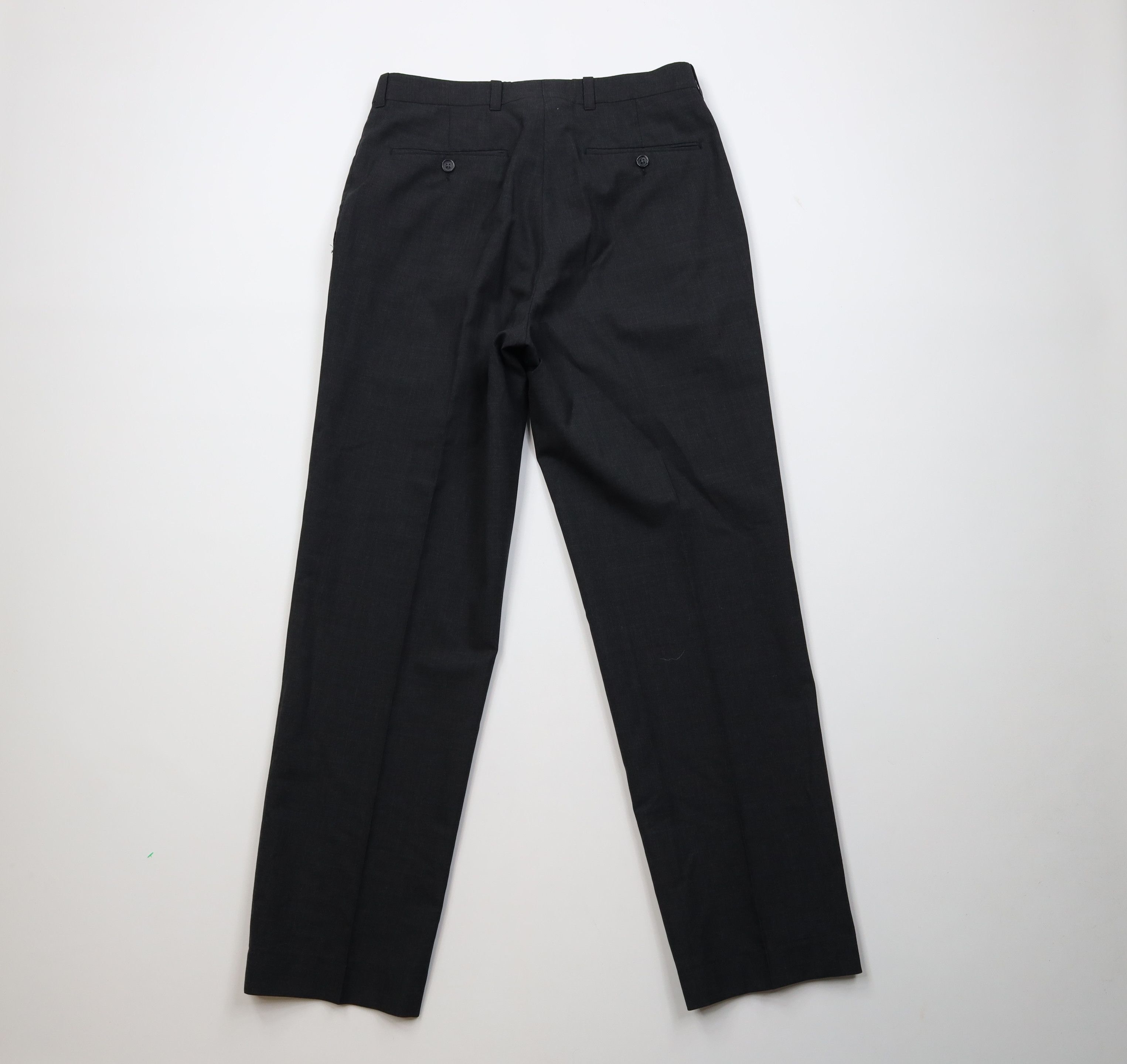 L.L. Bean Vintage 90s Y2K LL Bean Wool Knit Chino Pants Charcoal Gray Size US 32 / EU 48 - 9 Thumbnail