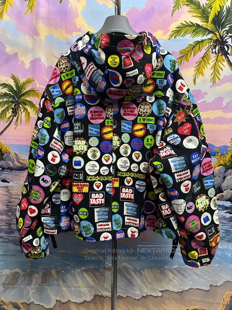 Versace Versace Badge print jacket coat Size US XL / EU 56 / 4 - 2 Thumbnail