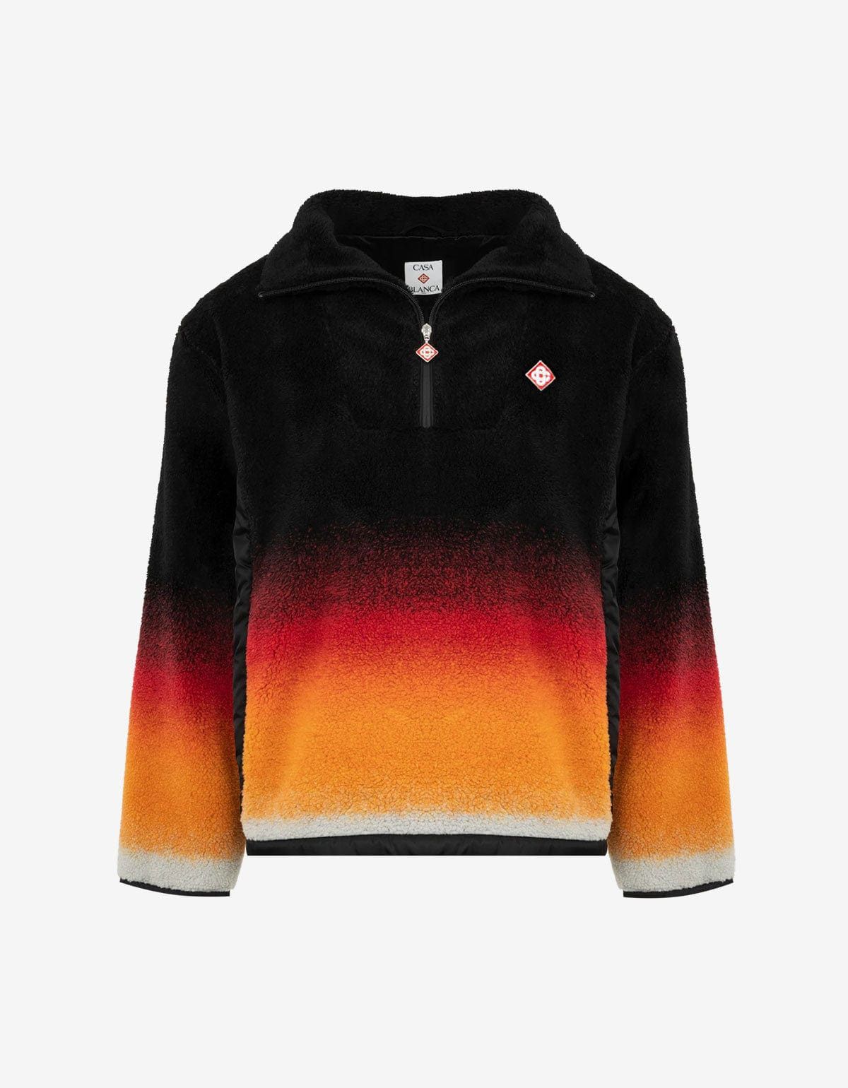 Casablanca Casablanca Black Gradient Fleece Jacket Size US S / EU 44-46 / 1 - 1 Thumbnail