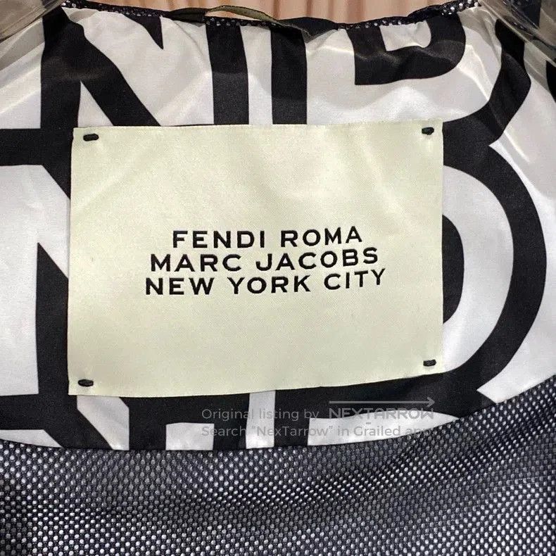 Fendi Fendi Nylon Logo Print Jacket. Size US XL / EU 56 / 4 - 4 Thumbnail