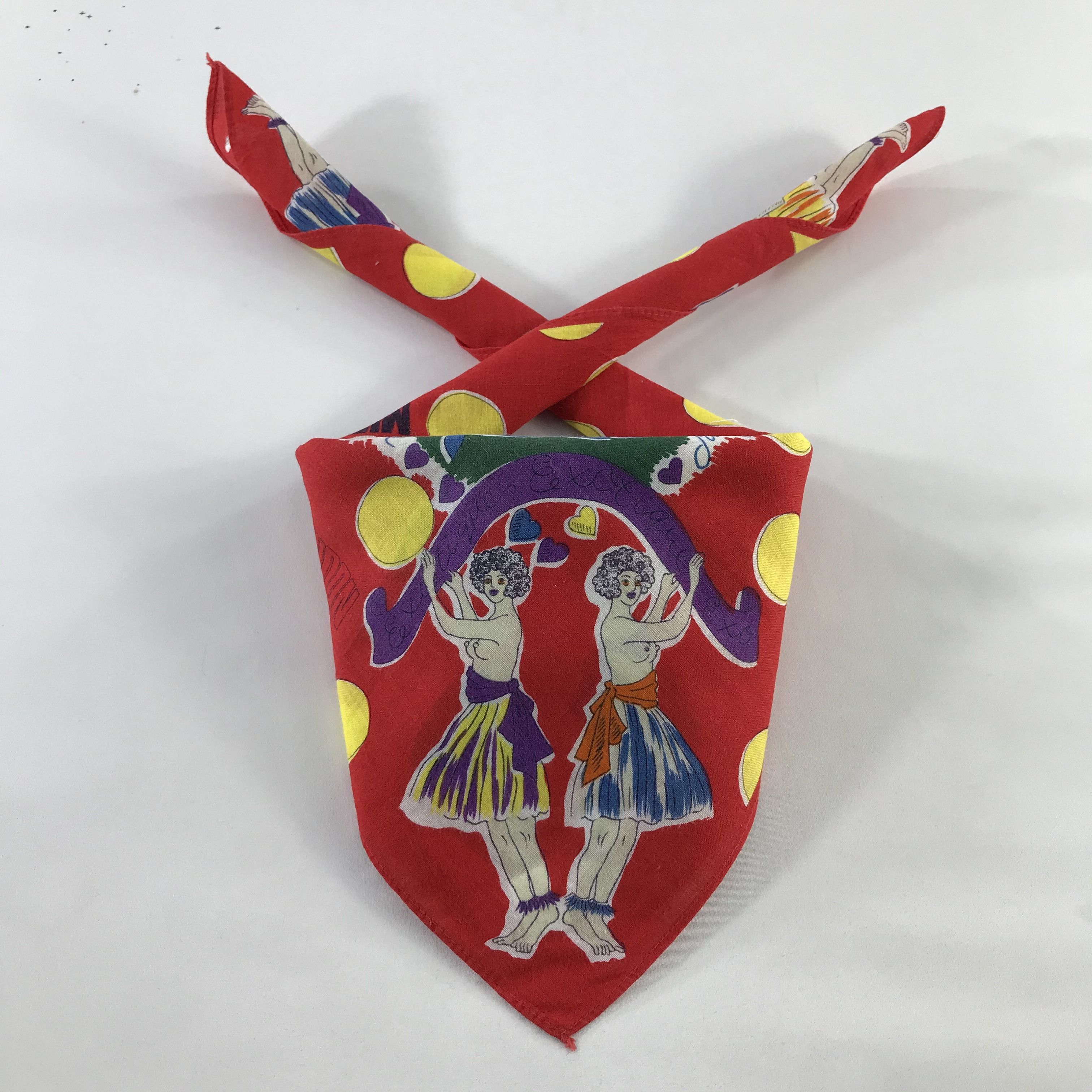 Michiko Koshino London × Vintage Michiko London Bandana / Handkerchief / Neckerchief - S391 Size ONE SIZE - 3 Thumbnail