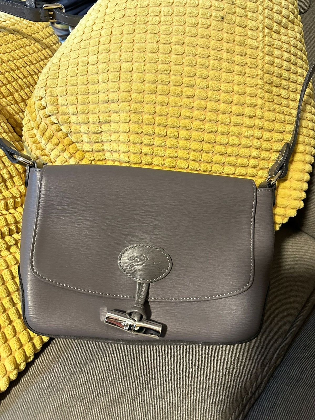 Longchamp LONGCHAMP Gray shoulder bag Size ONE SIZE - 1 Thumbnail