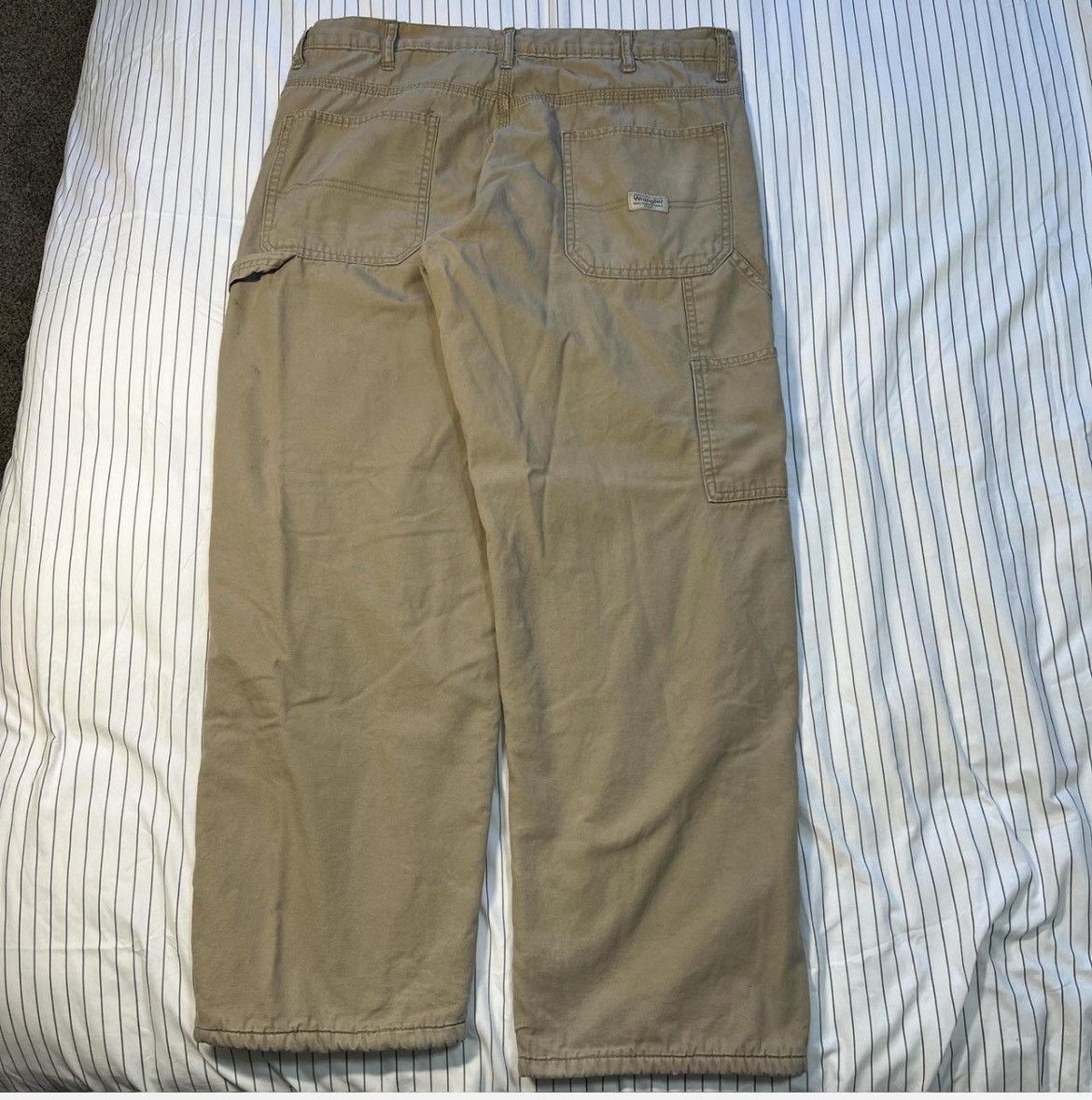 Vintage × Wrangler 34x30 Wrangler Fleece Lined Cargo Pants Size US 34 / EU 50 - 1 Thumbnail