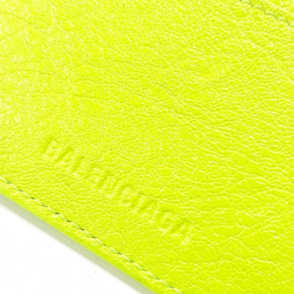 Balenciaga oc11z1125 Size: OS / Le Cagole Mini Wallet in Yellow Size ONE SIZE - 3 Thumbnail