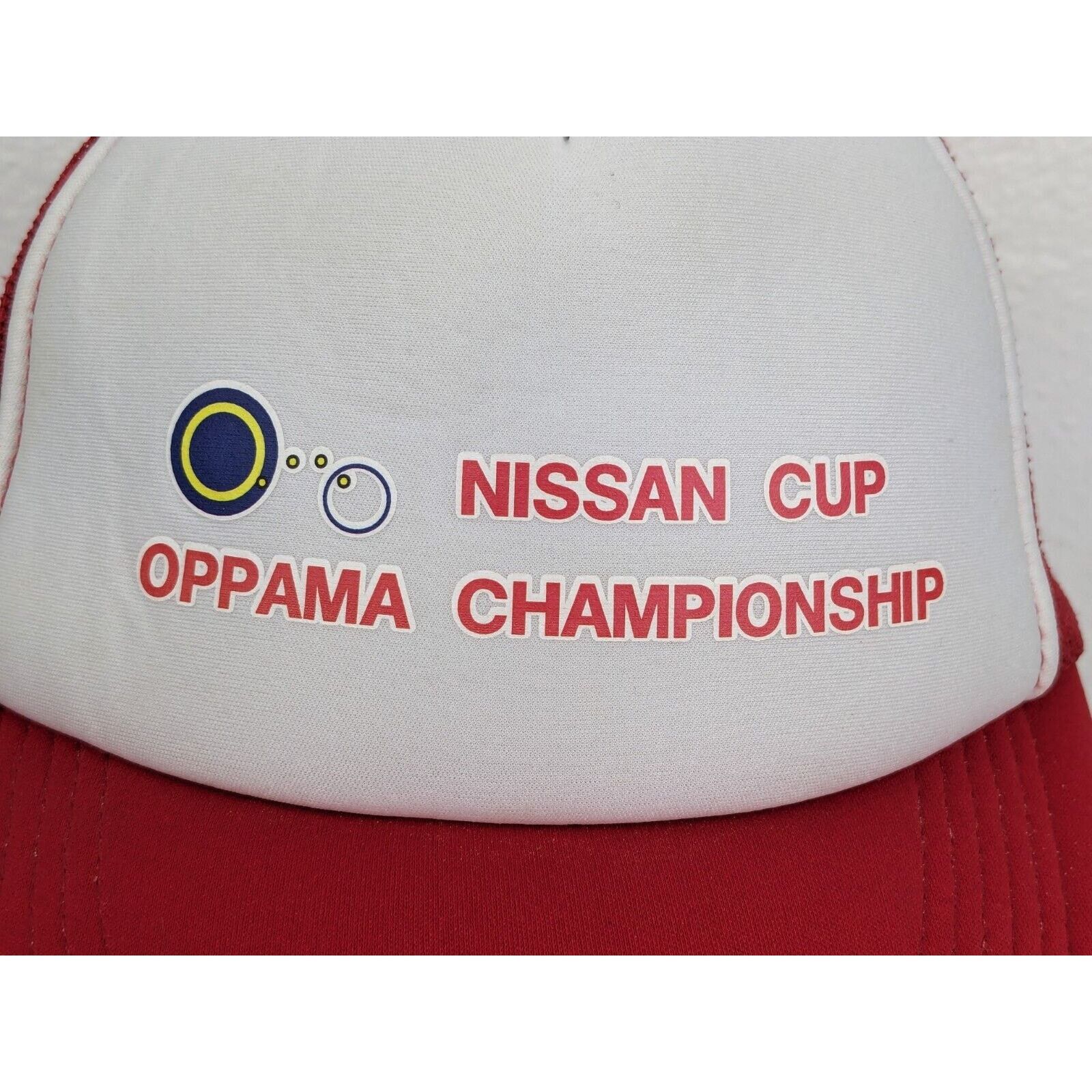 Other Vtg Nissan Cup Champ Wheelchair Race Mesh Trucker Hat JAPAN Size ONE SIZE - 2 Thumbnail