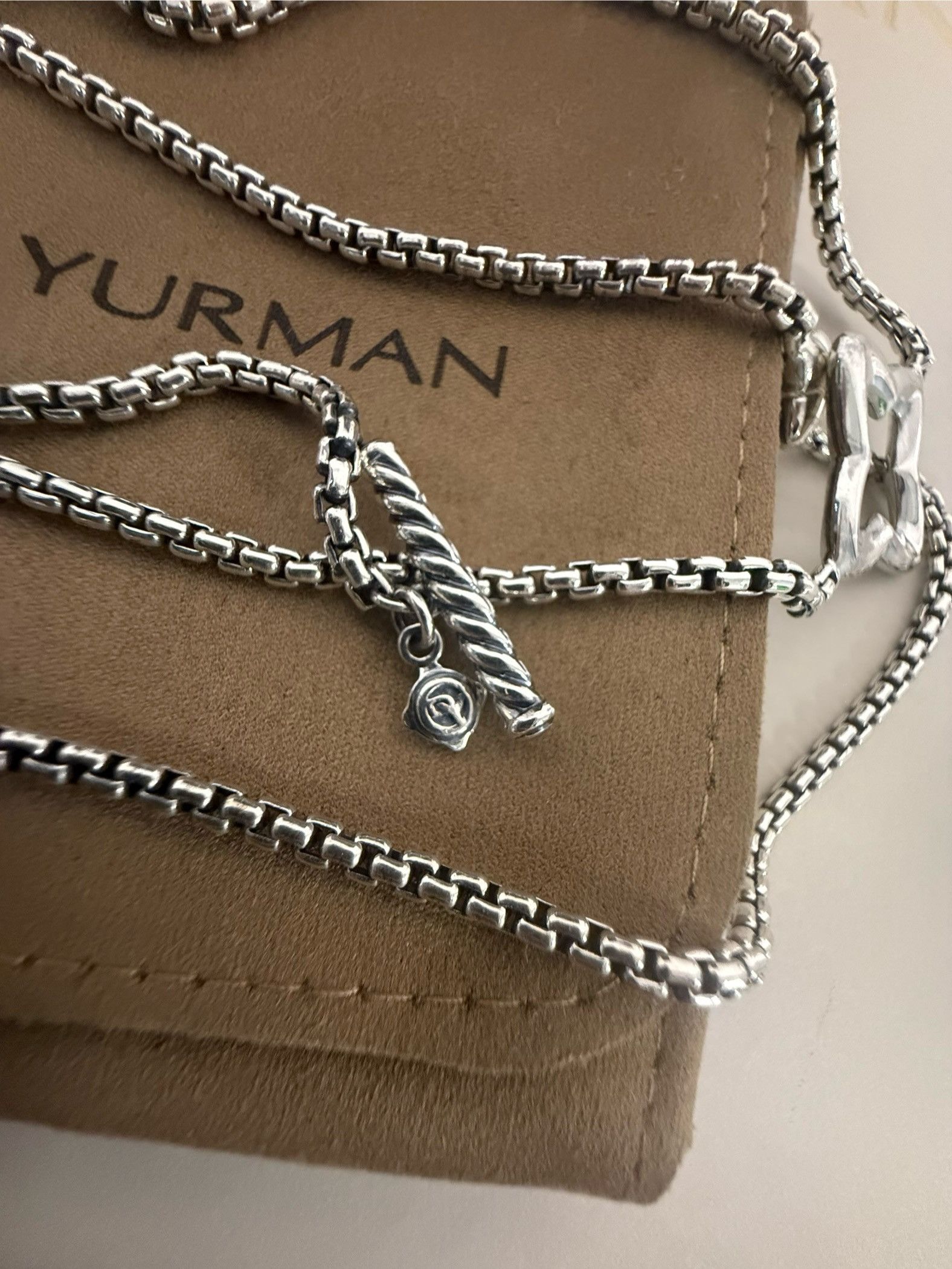 David Yurman Quatrefoil Sterling Chain Neckalce 36" Size ONE SIZE - 3 Thumbnail