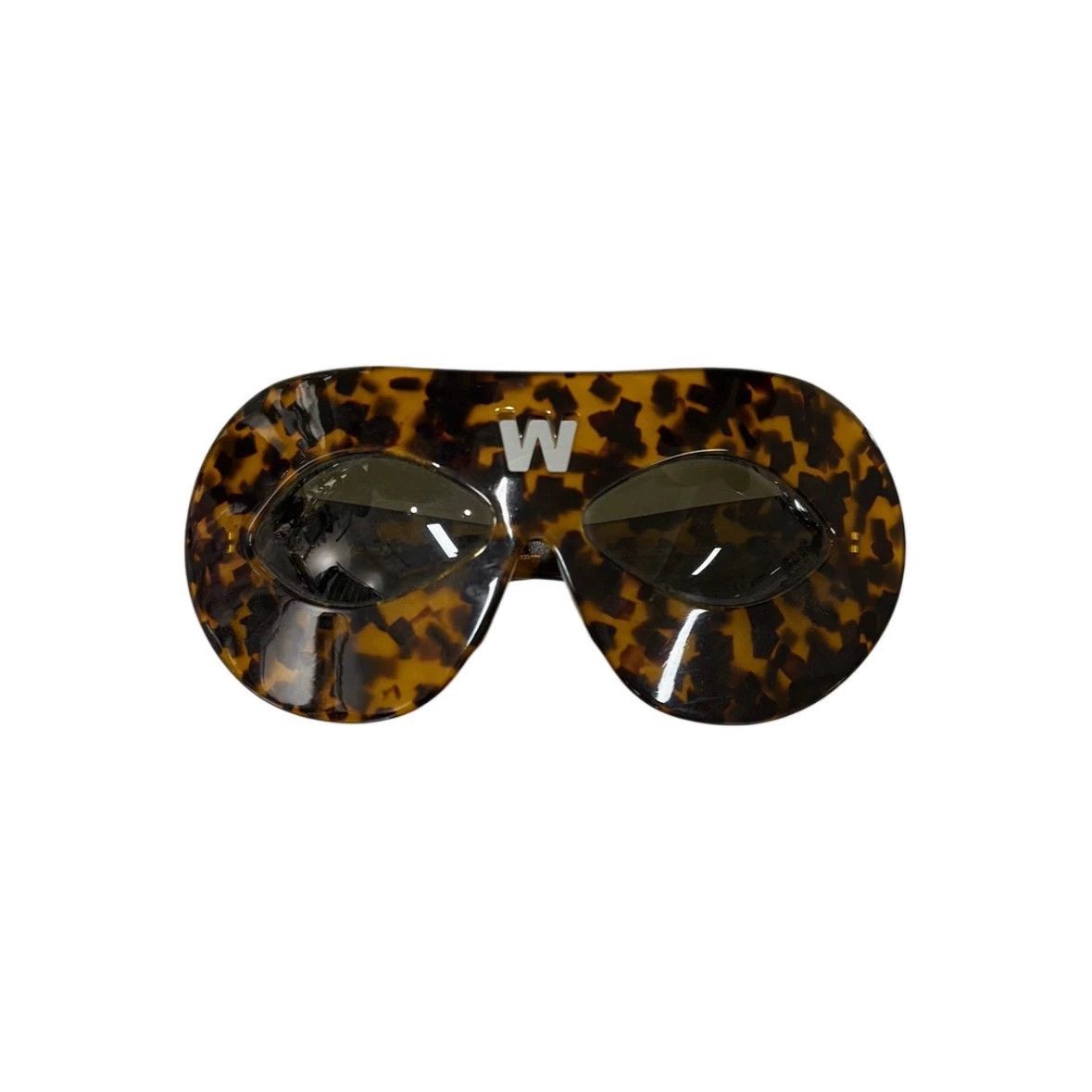 Walter Van Beirendonck WVB W&LT Archive Leopard Logo Oversized Sunglasses Size ONE SIZE - 1 Thumbnail