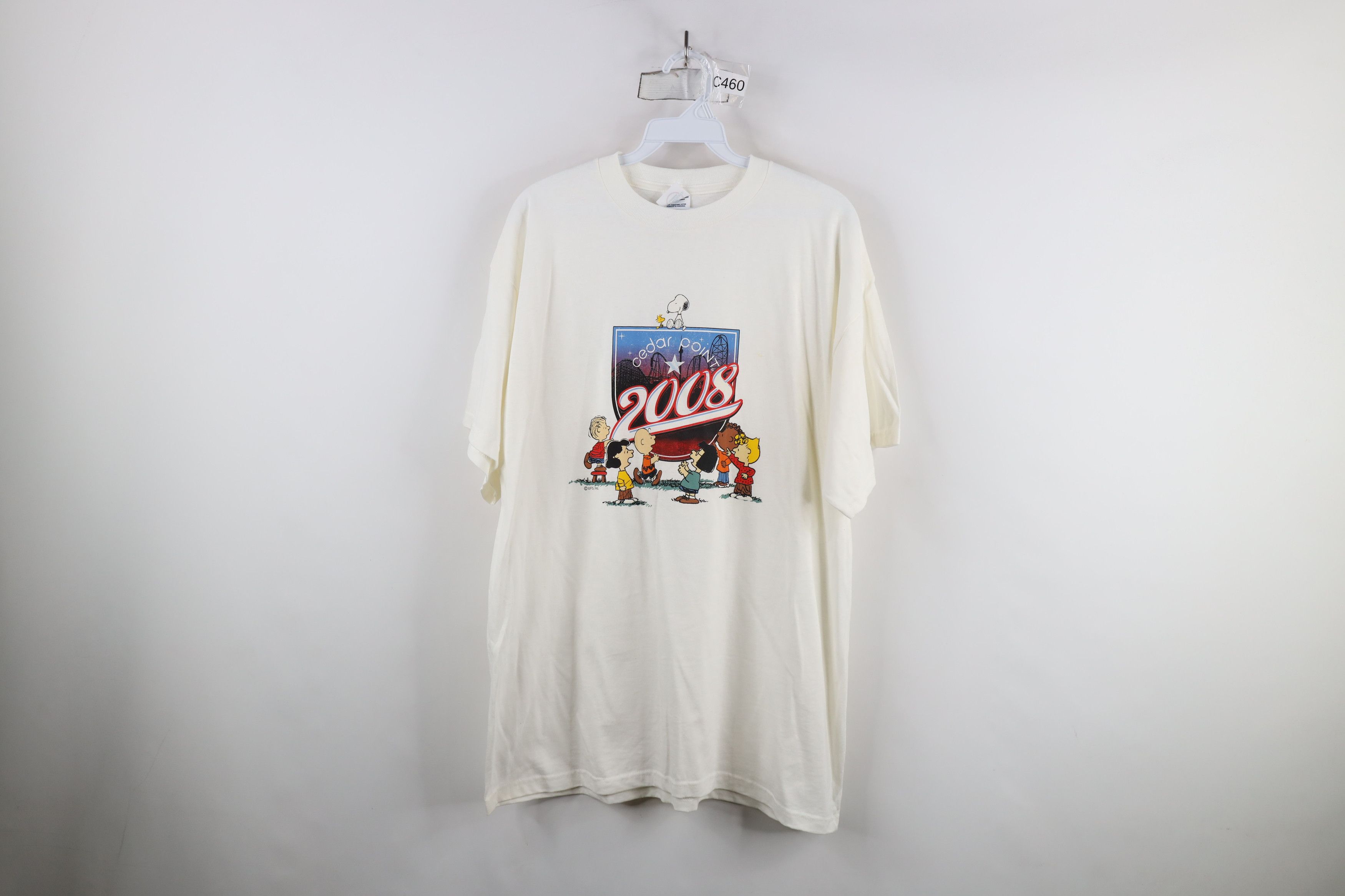 Vintage Vintage Y2K 2008 Brown Cedar Point Amusement Park T-Shirt Size US L / EU 52-54 / 3 - 1 Thumbnail