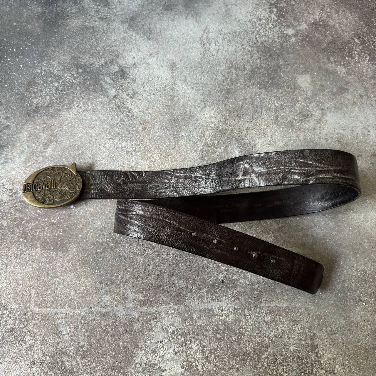 Just Cavalli Just Cavalli Vintage Leather Belt Size ONE SIZE - 7 Thumbnail