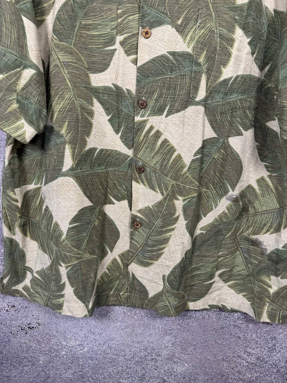 Other LUAU Finest Silk Tropical Hawaiian Palm Tree Print Shirt Size US L / EU 52-54 / 3 - 5 Thumbnail