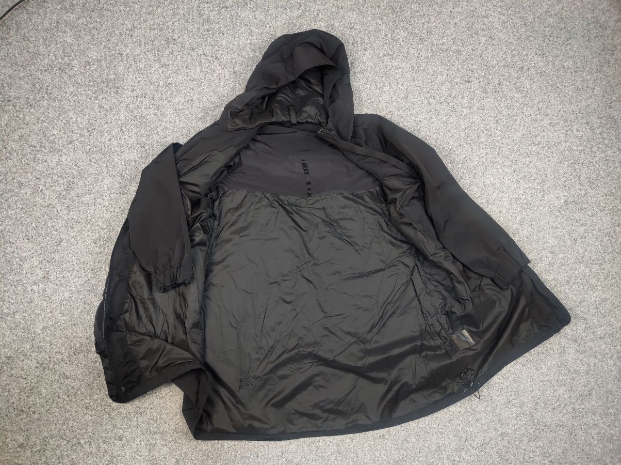 Lululemon LuluLemon Flower Patterned Hooded Parka Black Nylon Jacket Size L / US 10 / IT 46 - 18 Thumbnail