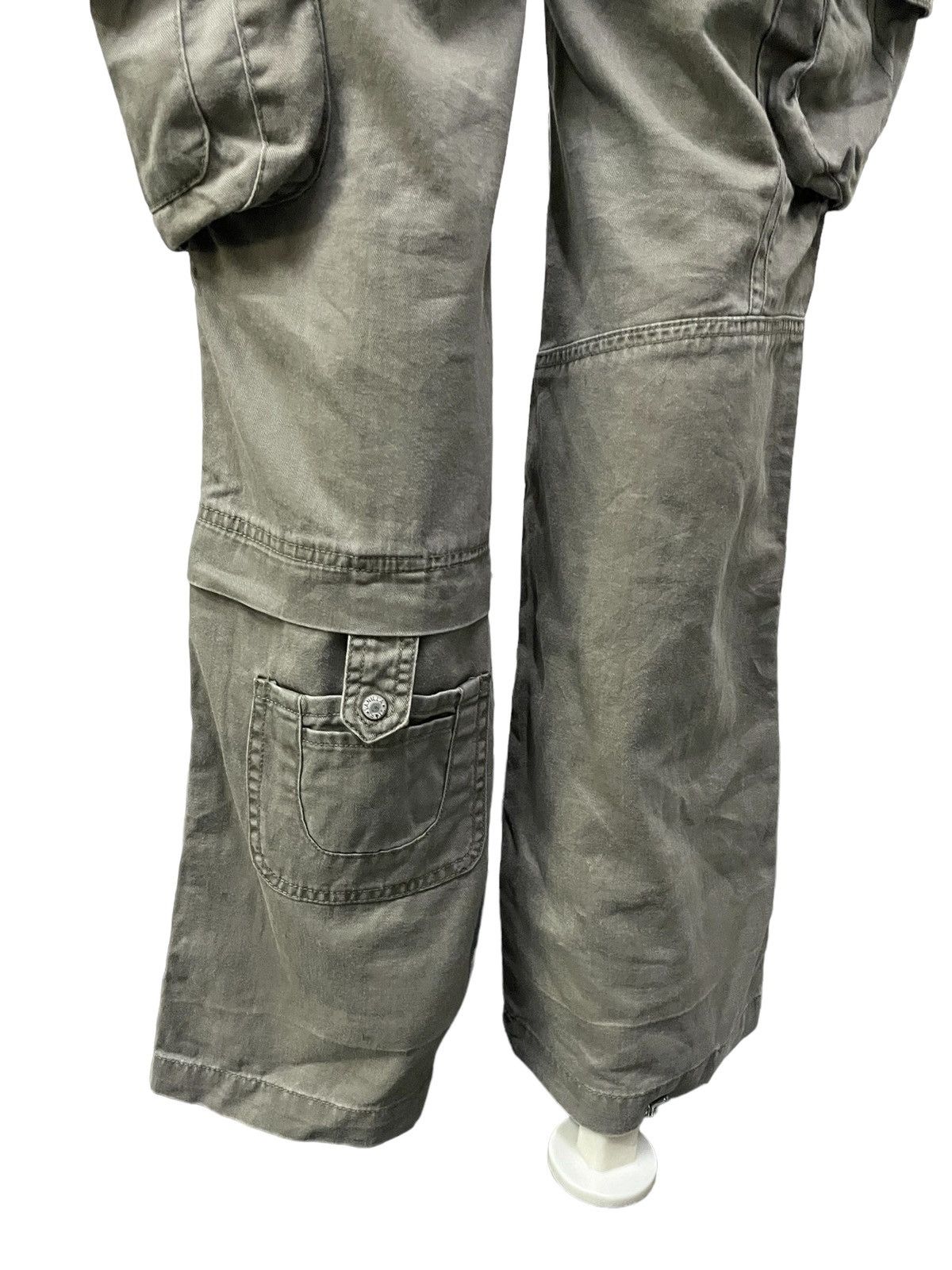 Le Grande Bleu (L.G.B.) × PPFM × Tete Homme Vanilla Star Japan Flared Gask Multi Pocket Cargo Pants Size US 30 / EU 46 - 9 Thumbnail