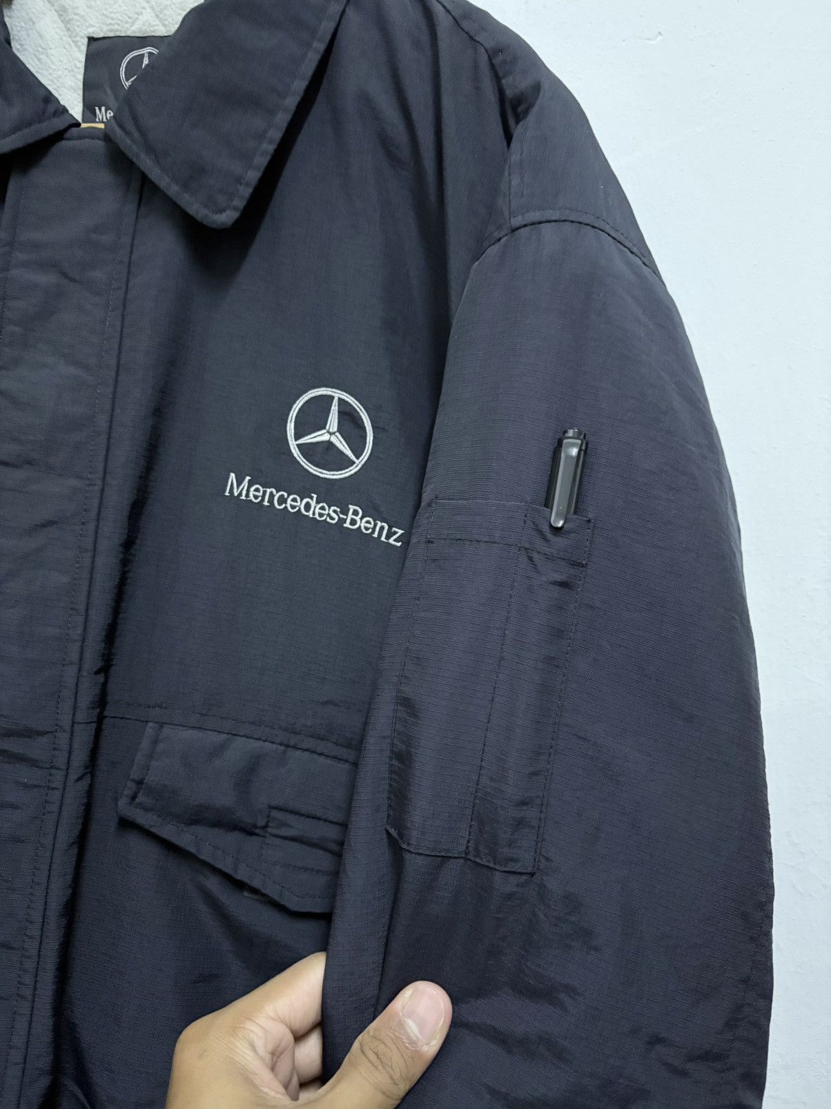 Vintage Vintage 90’s Mercedes-Benz Luxury Sportcars Racing Jacket Size US L / EU 52-54 / 3 - 8 Thumbnail