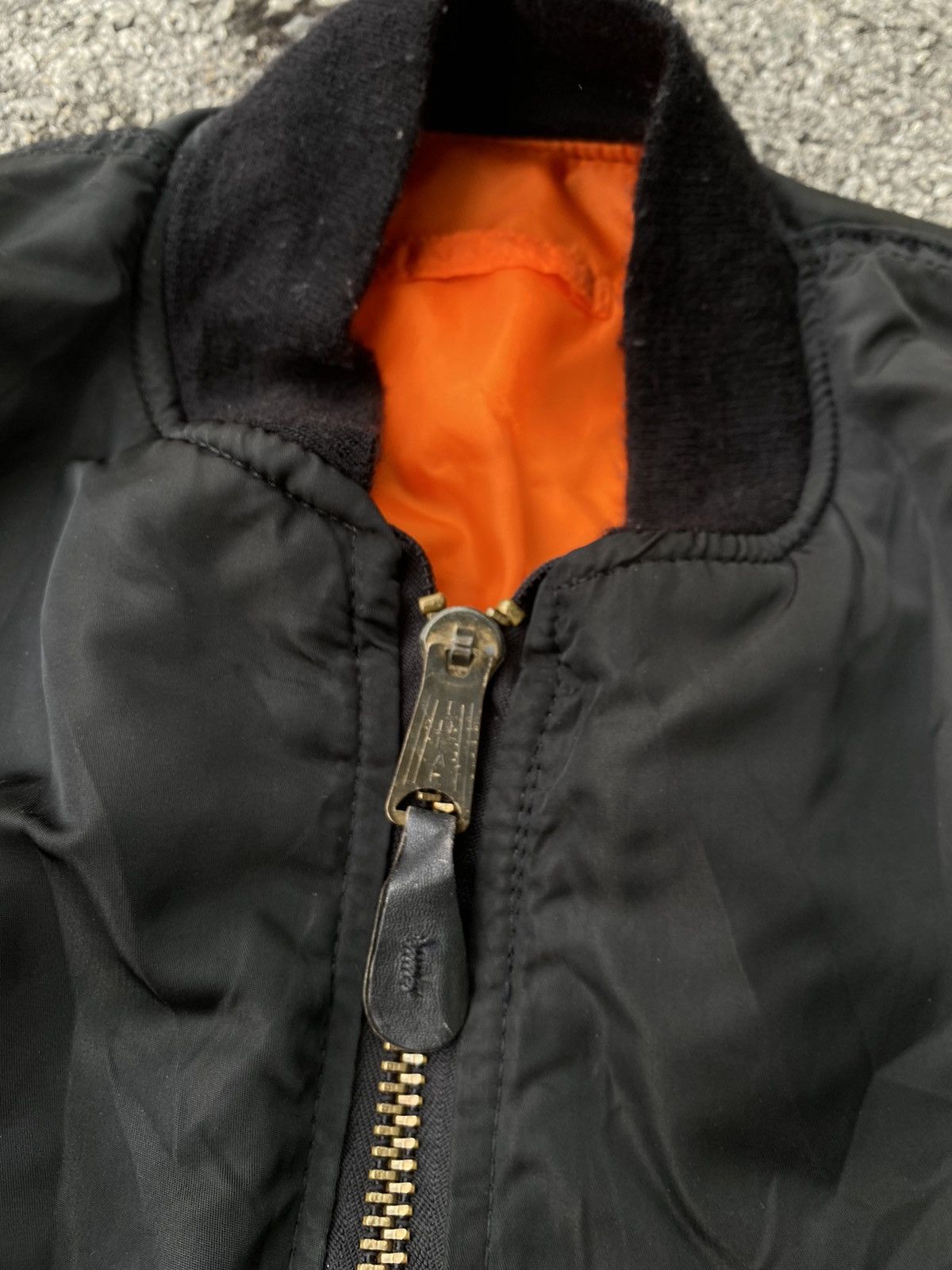 Vintage vintage 80s military jacket USAF MA-1 jacket Size US M / EU 48-50 / 2 - 7 Thumbnail