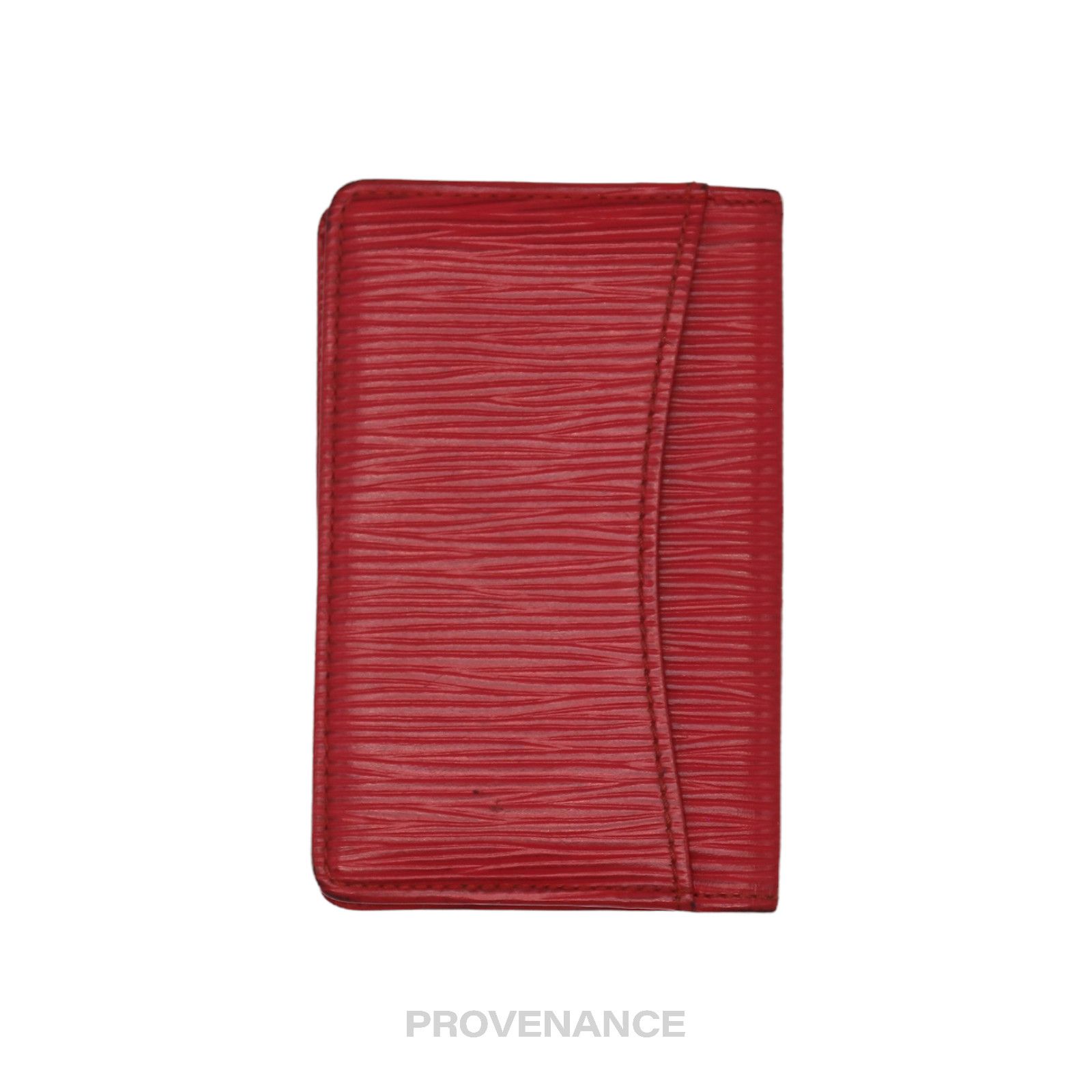 Louis Vuitton 🔴 Louis Vuitton Pocket Organizer Wallet - Red Epi Leather Size ONE SIZE - 3 Thumbnail