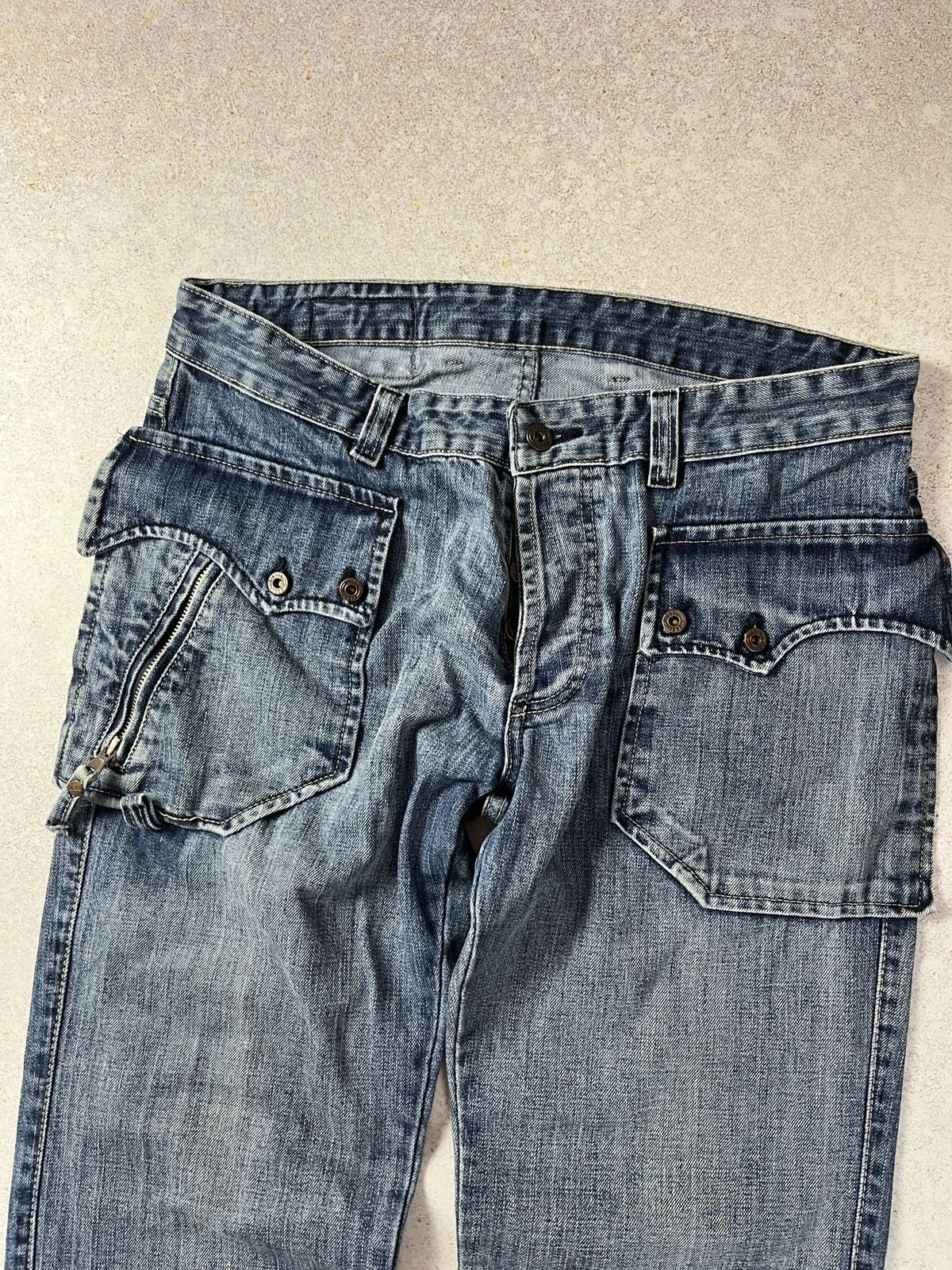 Diesel Vintage Diesel Jeans Washed Japanese Avant Garde Y2K Size US 34 / EU 50 - 3 Thumbnail