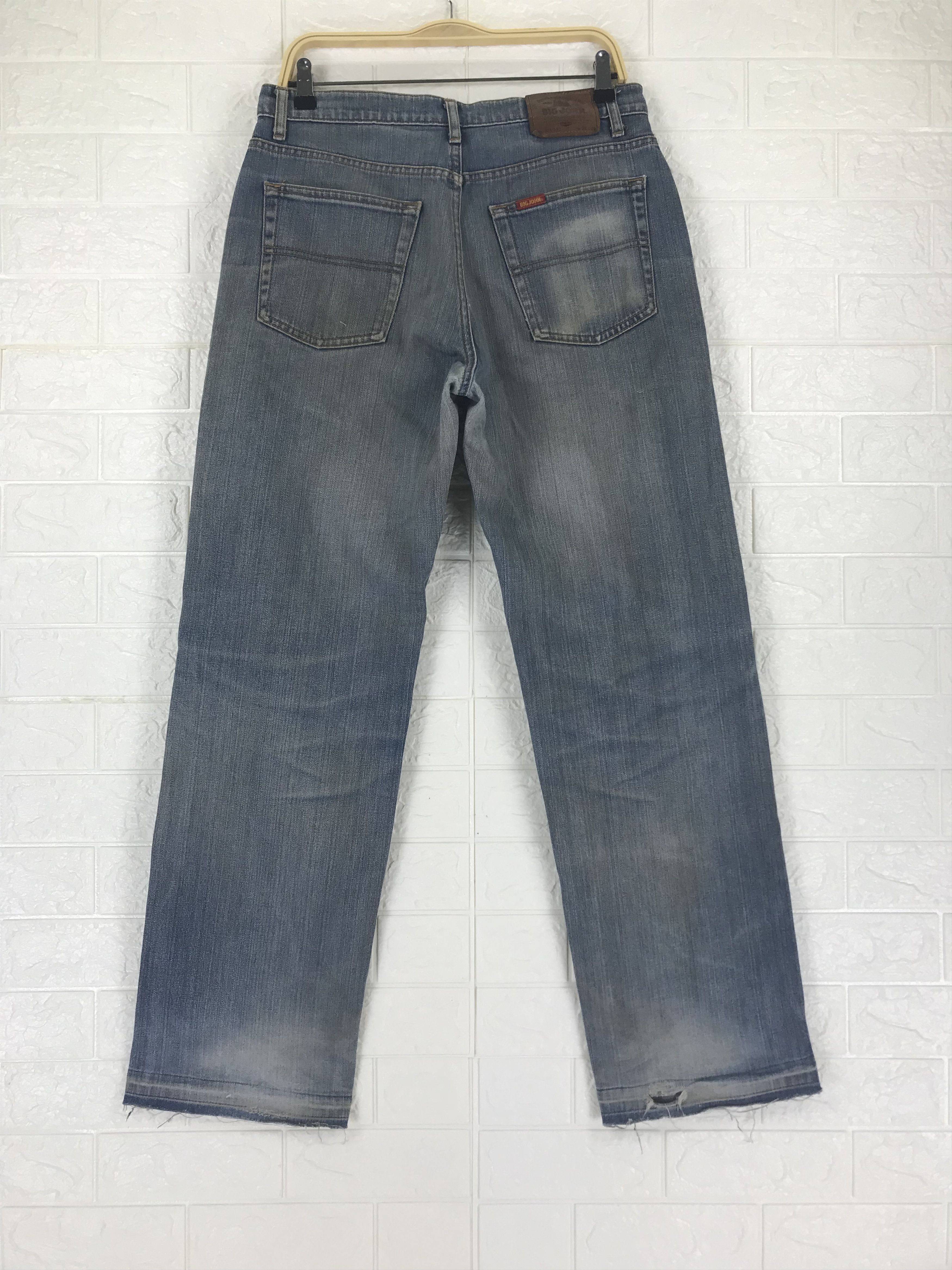 Big John Vintage Big John Faded Blue Jeans Distressed Denim Size US 32 / EU 48 - 5 Thumbnail