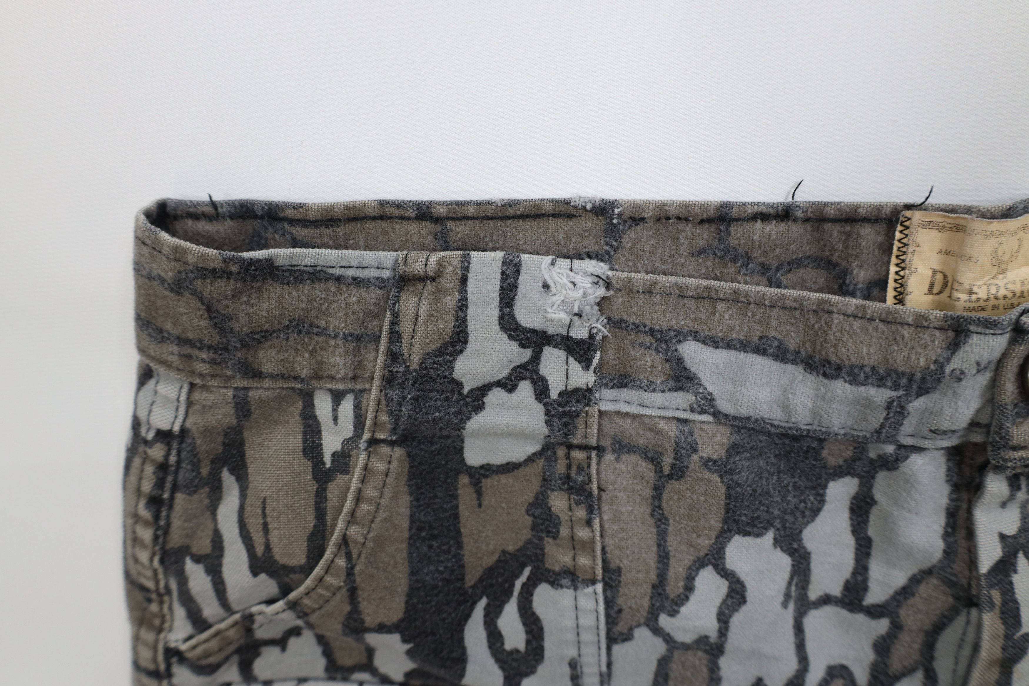 Vintage Vintage 70s 80s Trebark Camouflage Wide Leg Cargo Pants USA Size US 38 / EU 54 - 7 Thumbnail