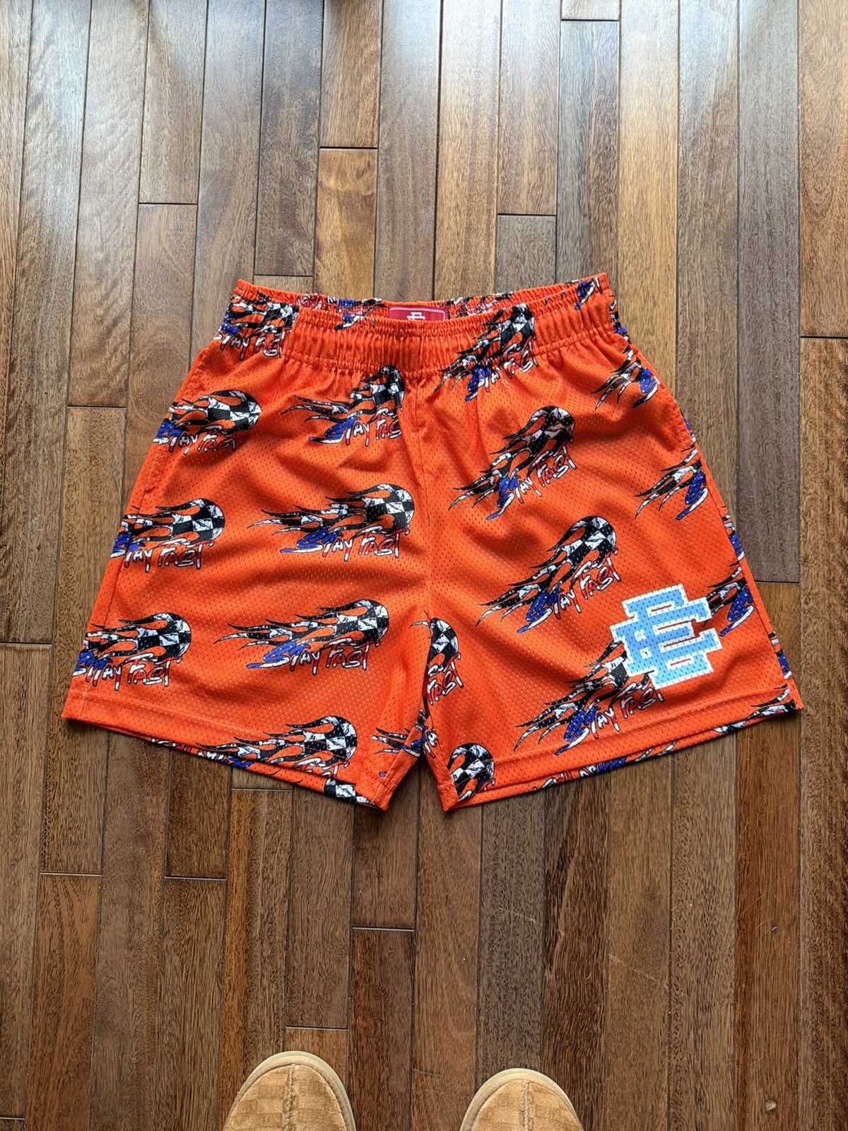 Eric Emanuel Eric Emanuel Matty Boy Short - Orange - Stay Fast - Large Size US 34 / EU 50 - 1 Thumbnail