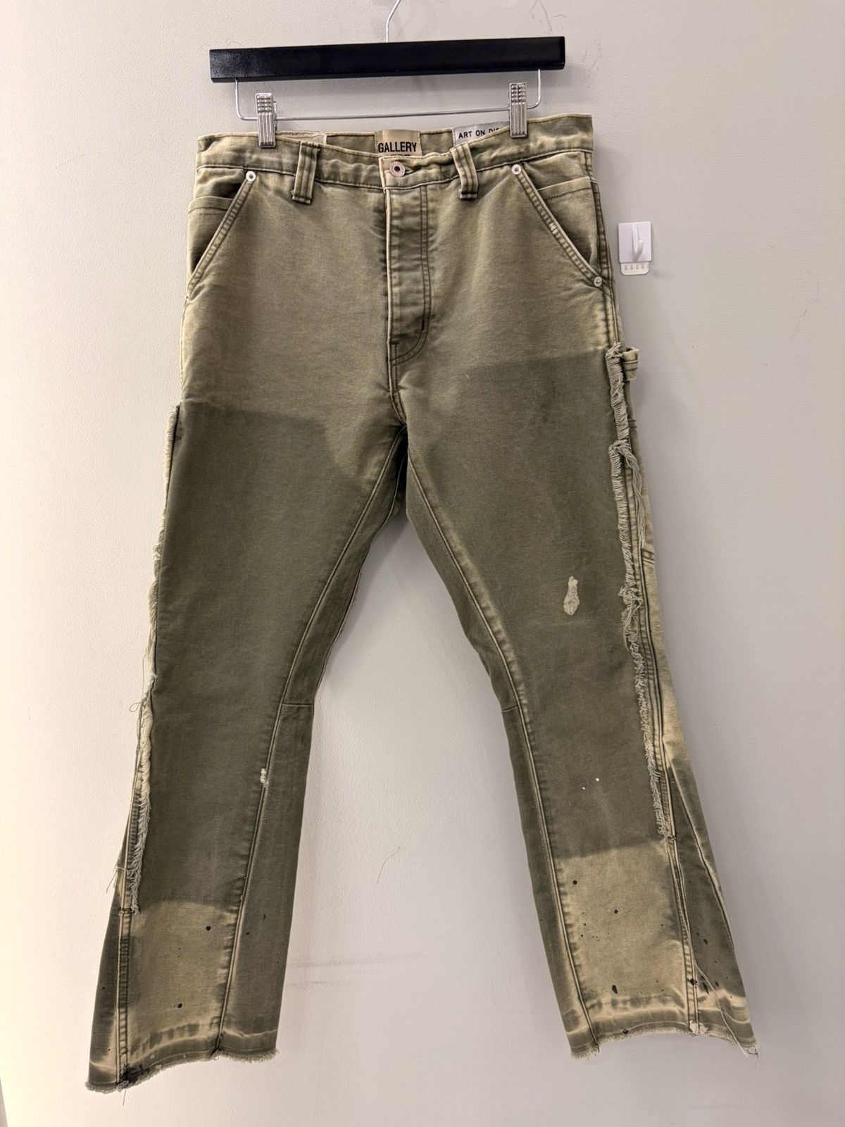 Gallery Dept. Gallery Moss Green Carpenter Jeans Size US 31 - 1 Thumbnail