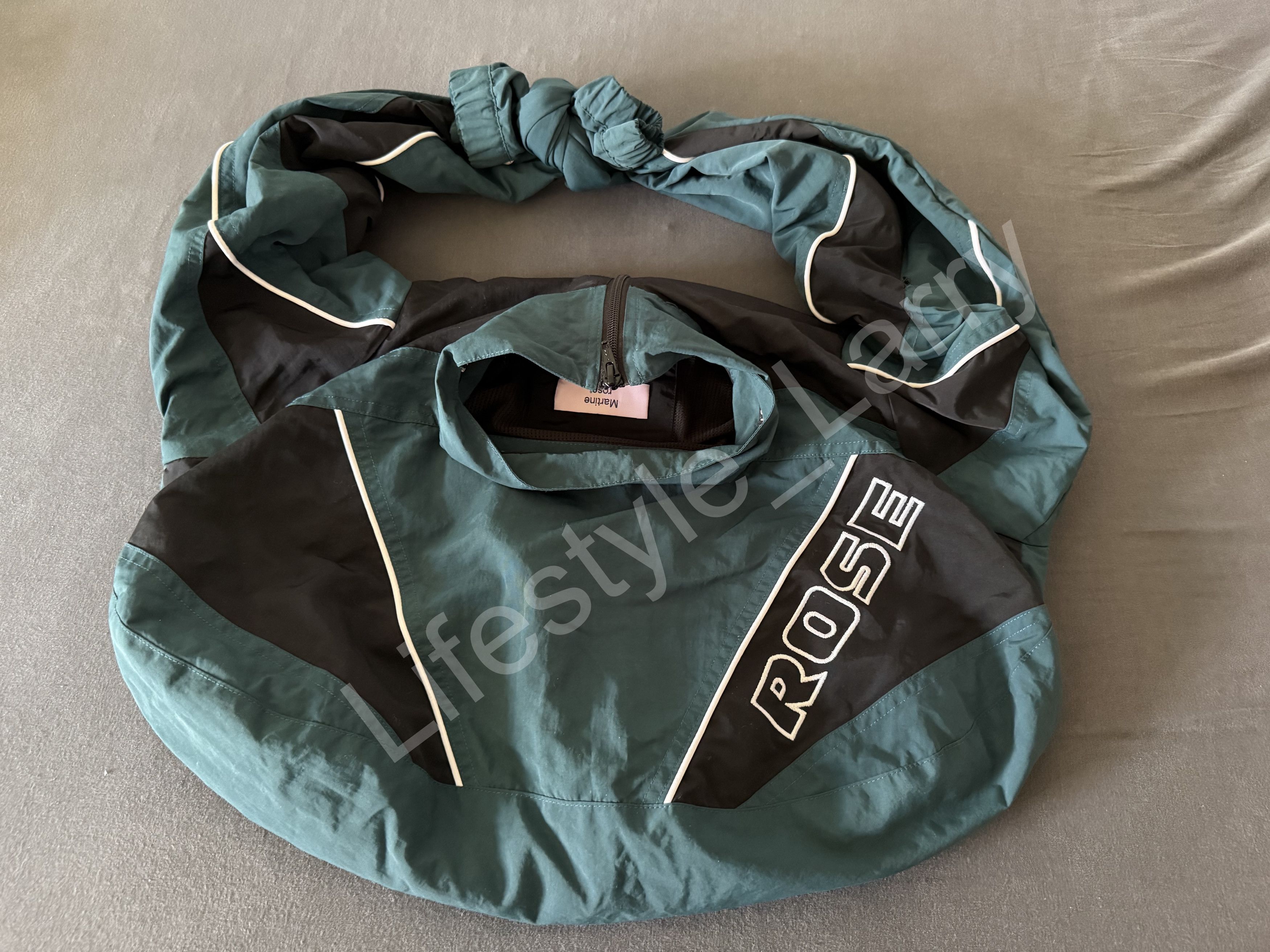 Pre-owned Martine Rose Track Jacket Shoulder Tote Bag In Multi