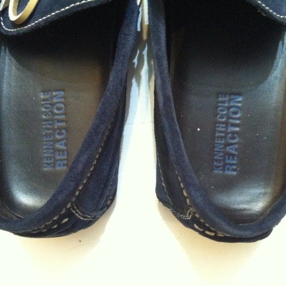 Kenneth Cole KENNETH COLE MENS LEATHER SUEDE SLIP-ON LOAFERS SIZE: 10M Size US 10 / EU 43 - 3 Thumbnail