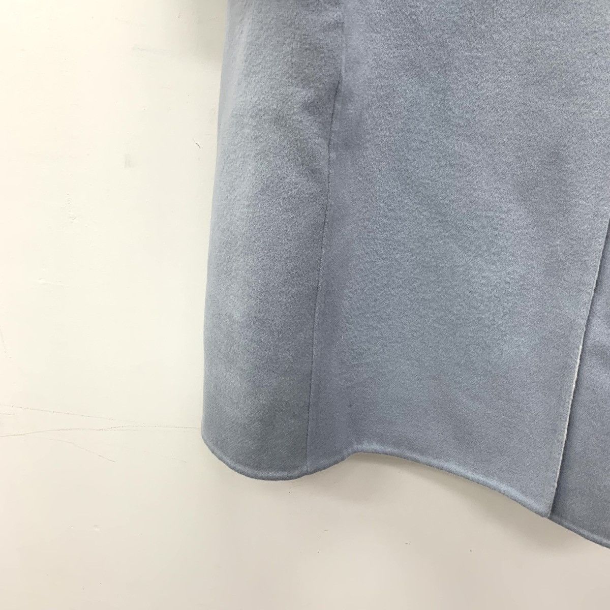 Fendi Fendi light blue wool fur collar single-breasted coat Size S / US 4 / IT 40 - 5 Thumbnail