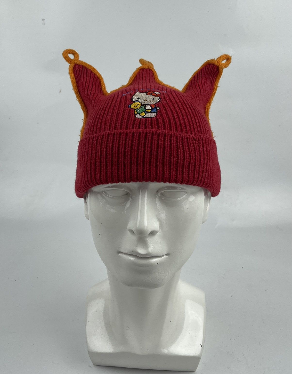 Vintage rare hello kitty beanie hat snow cap tc26 Size ONE SIZE - 2 Thumbnail