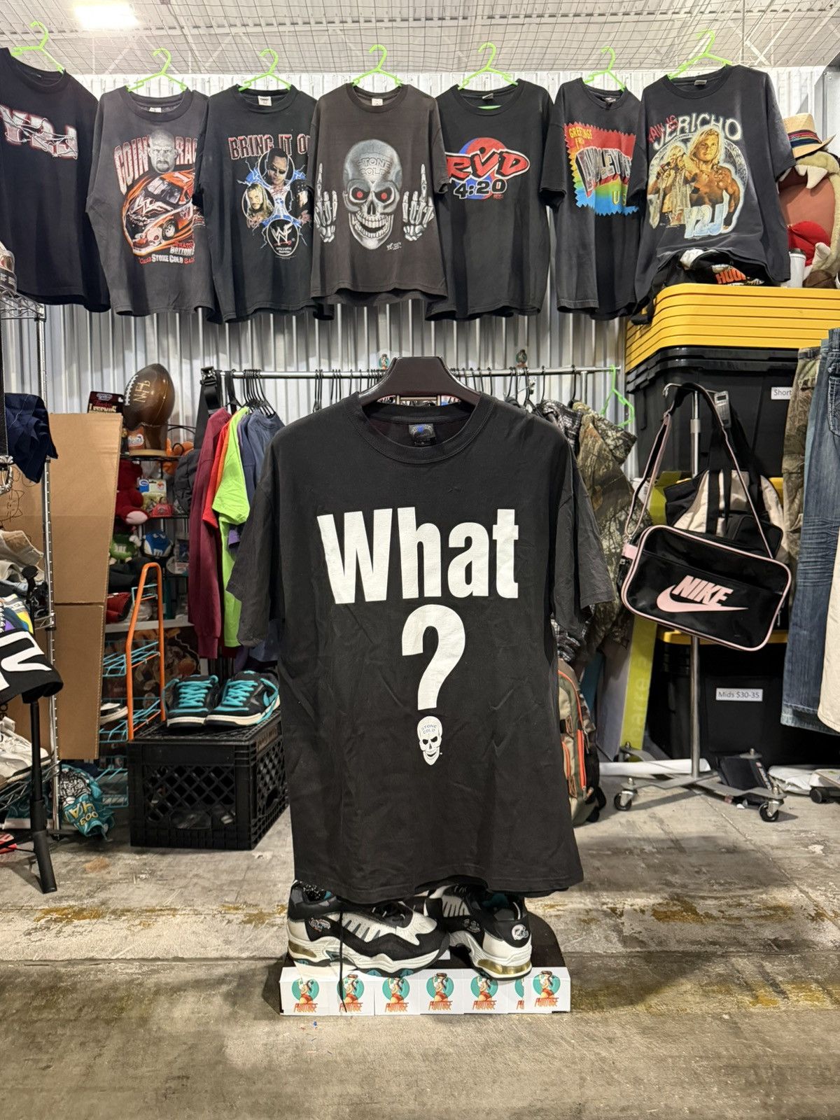 WWF Y2K Vintage WWF Stone Cold What ? Shirt XL READ DESCRIPTION Size US XL / EU 56 / 4 - 1 Thumbnail
